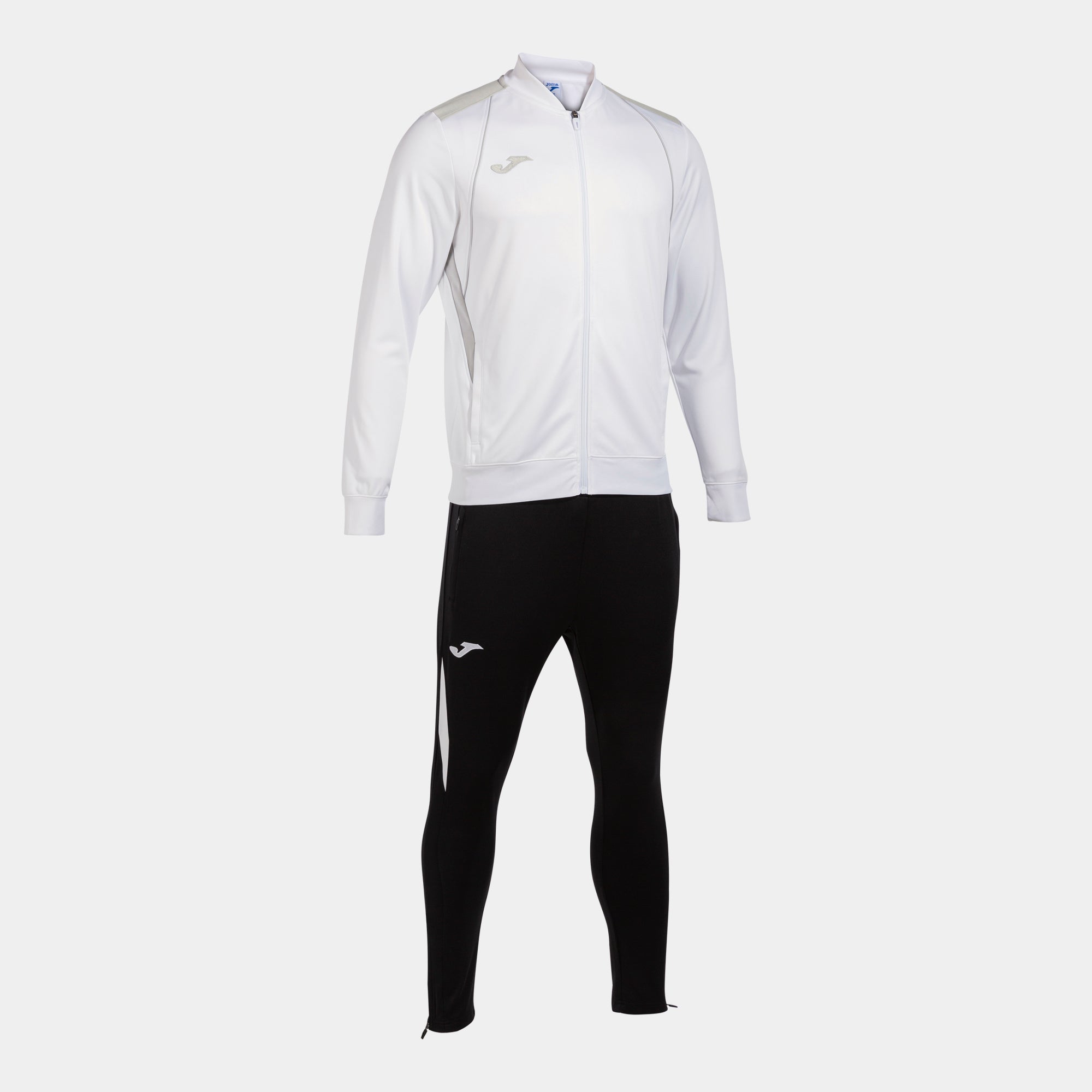 Joma CHAMPIONSHIP VII Tracksuit Set (White Black)