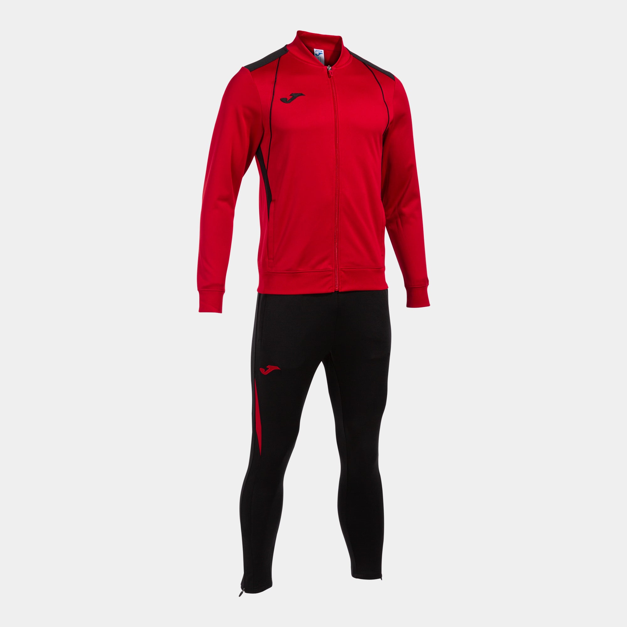 Joma CHAMPIONSHIP VII Tracksuit Set (Red Black)