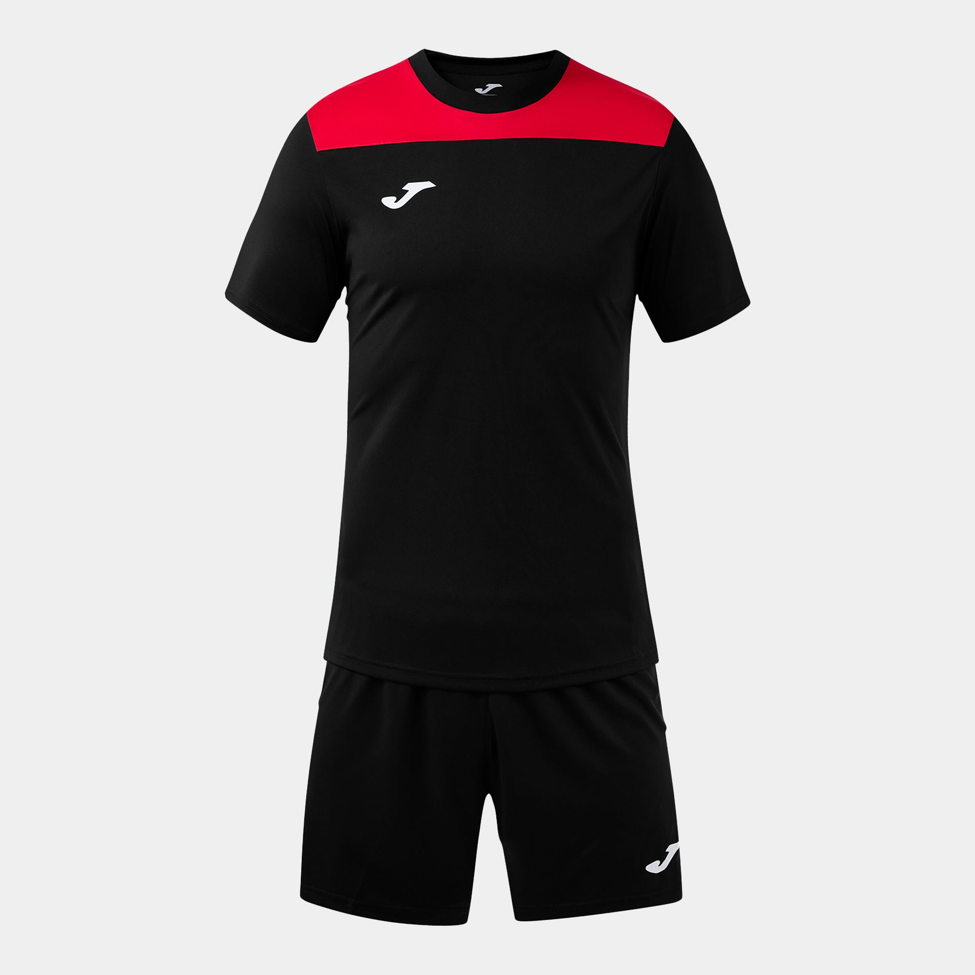 Joma PHOENIX III Shirt and Short Set (Black Red) — view 6