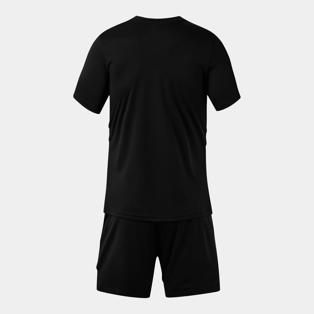 Joma PHOENIX III Shirt and Short Set (Black Red) — view 8