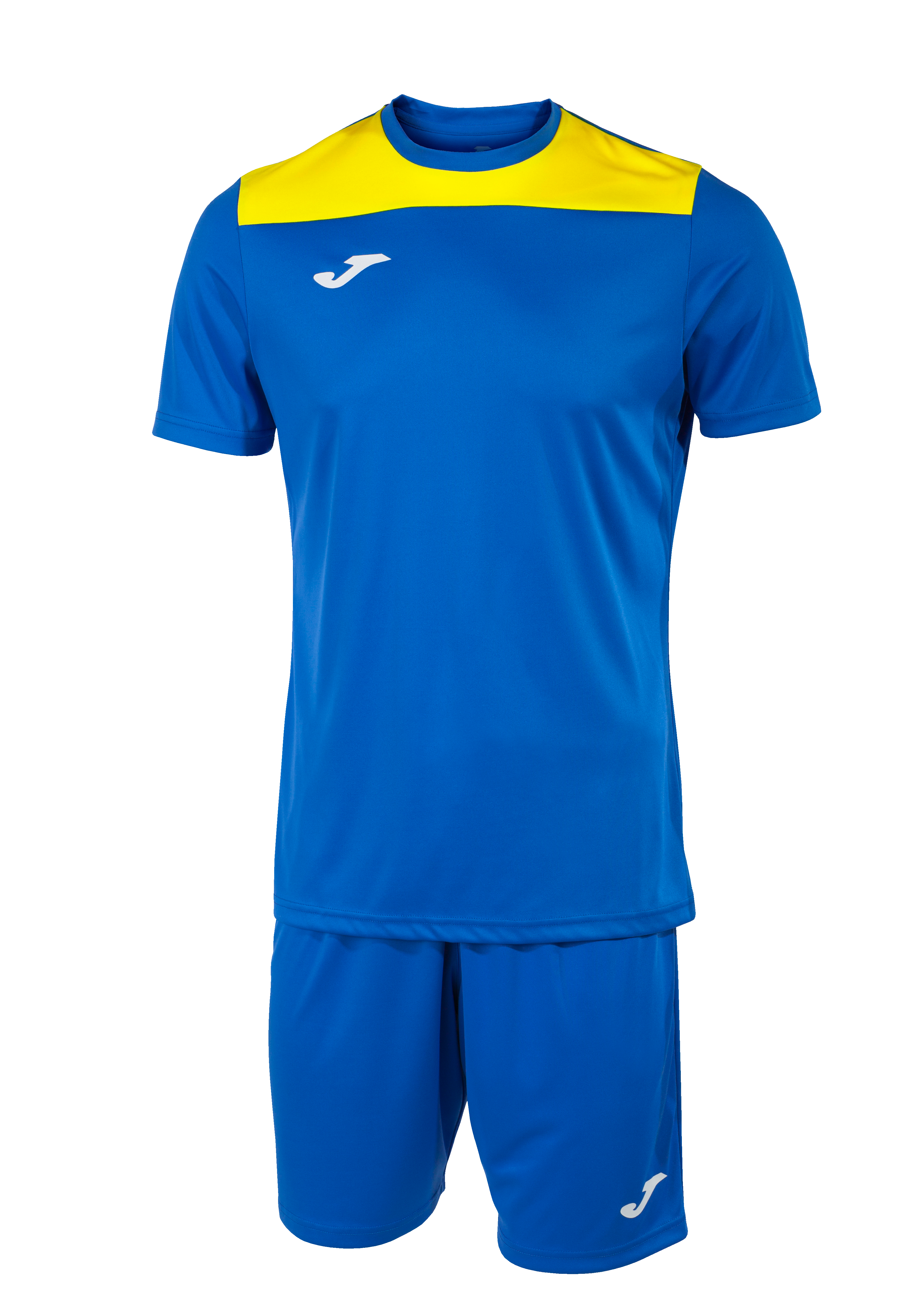 Joma PHOENIX III Shirt and Short Set (Royal Blue Yellow)
