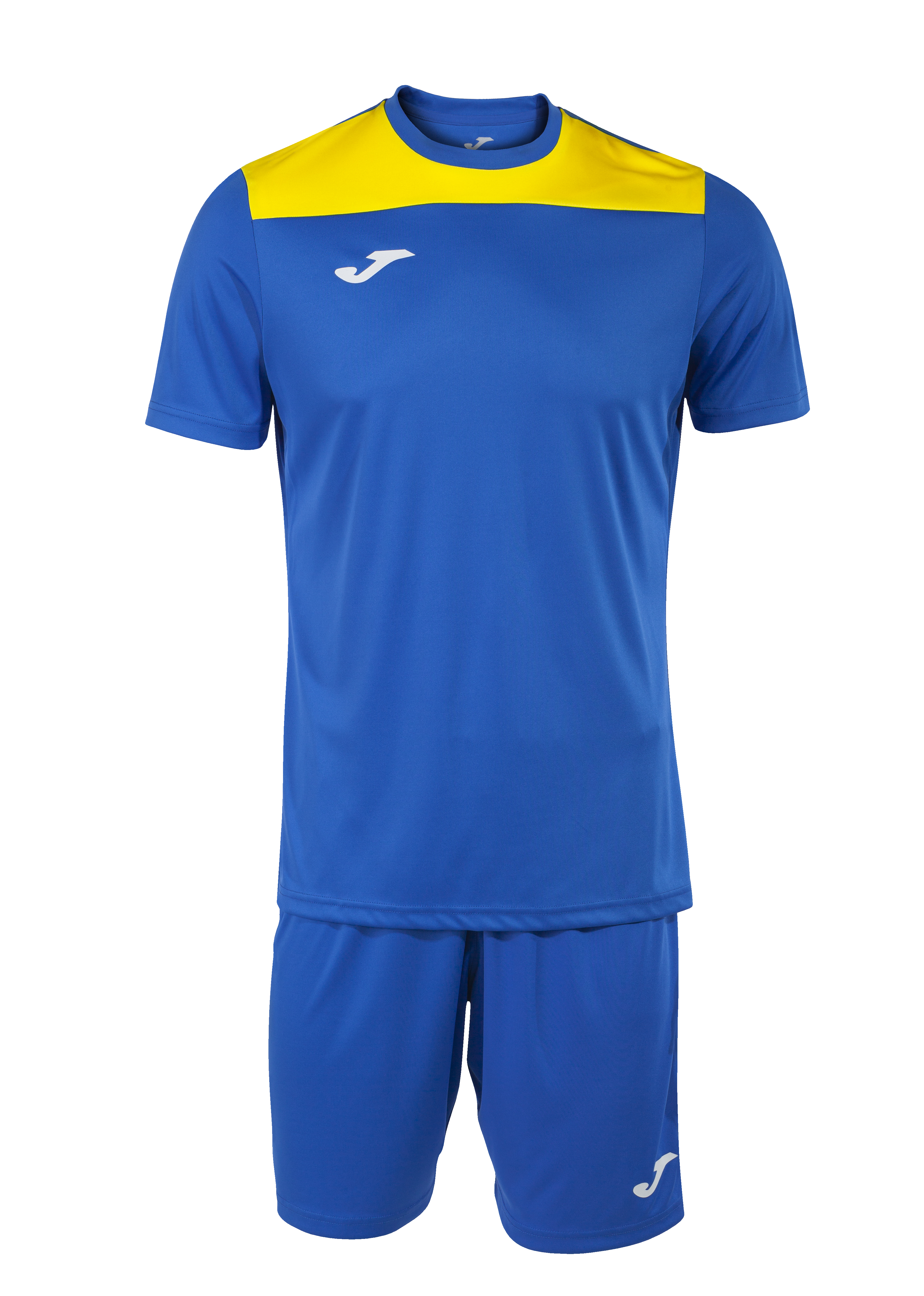 Joma PHOENIX III Shirt and Short Set (Royal Blue Yellow) — view 4