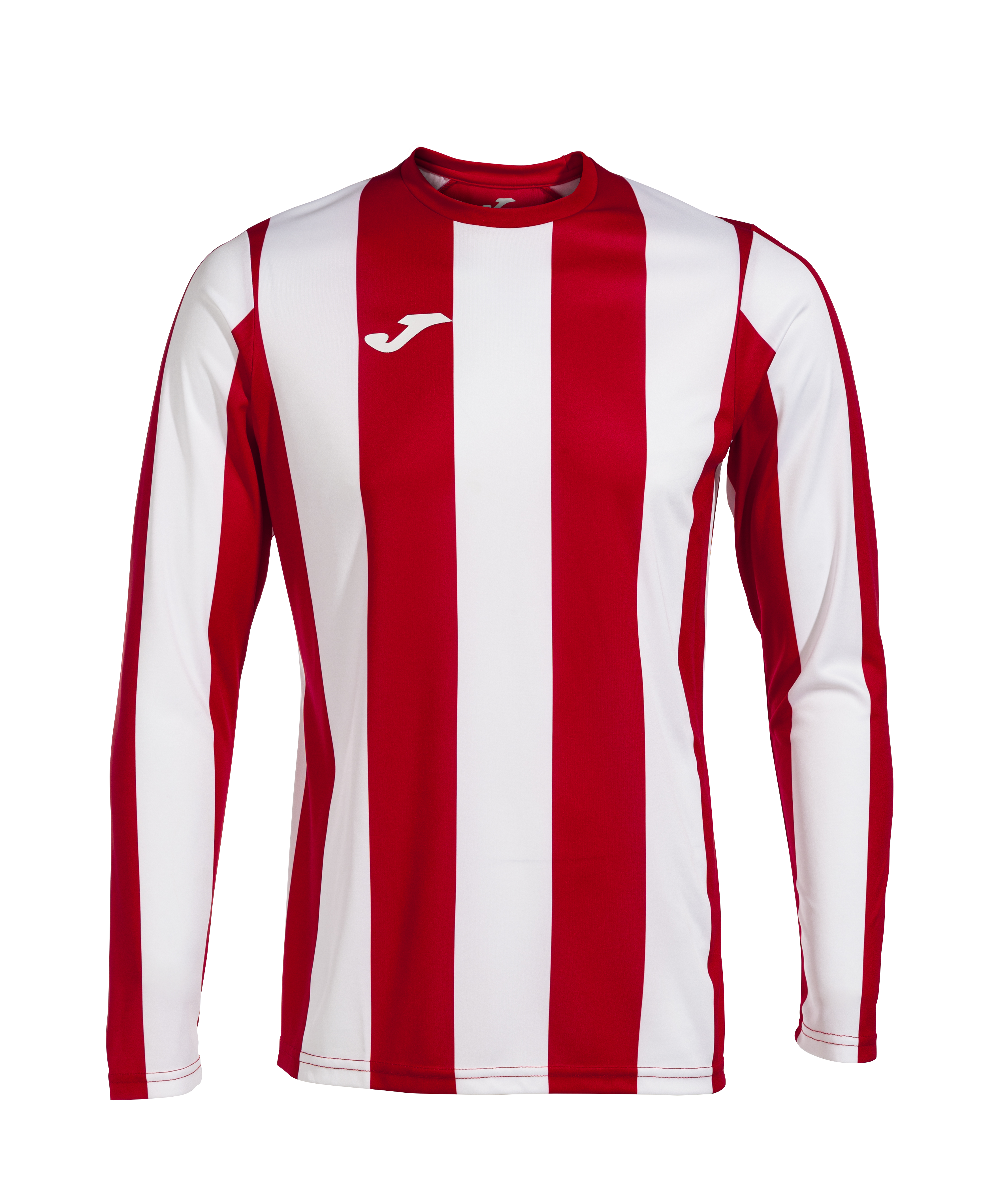 Joma INTER CLASSIC Long Sleeve Shirt (Red White) — view 3