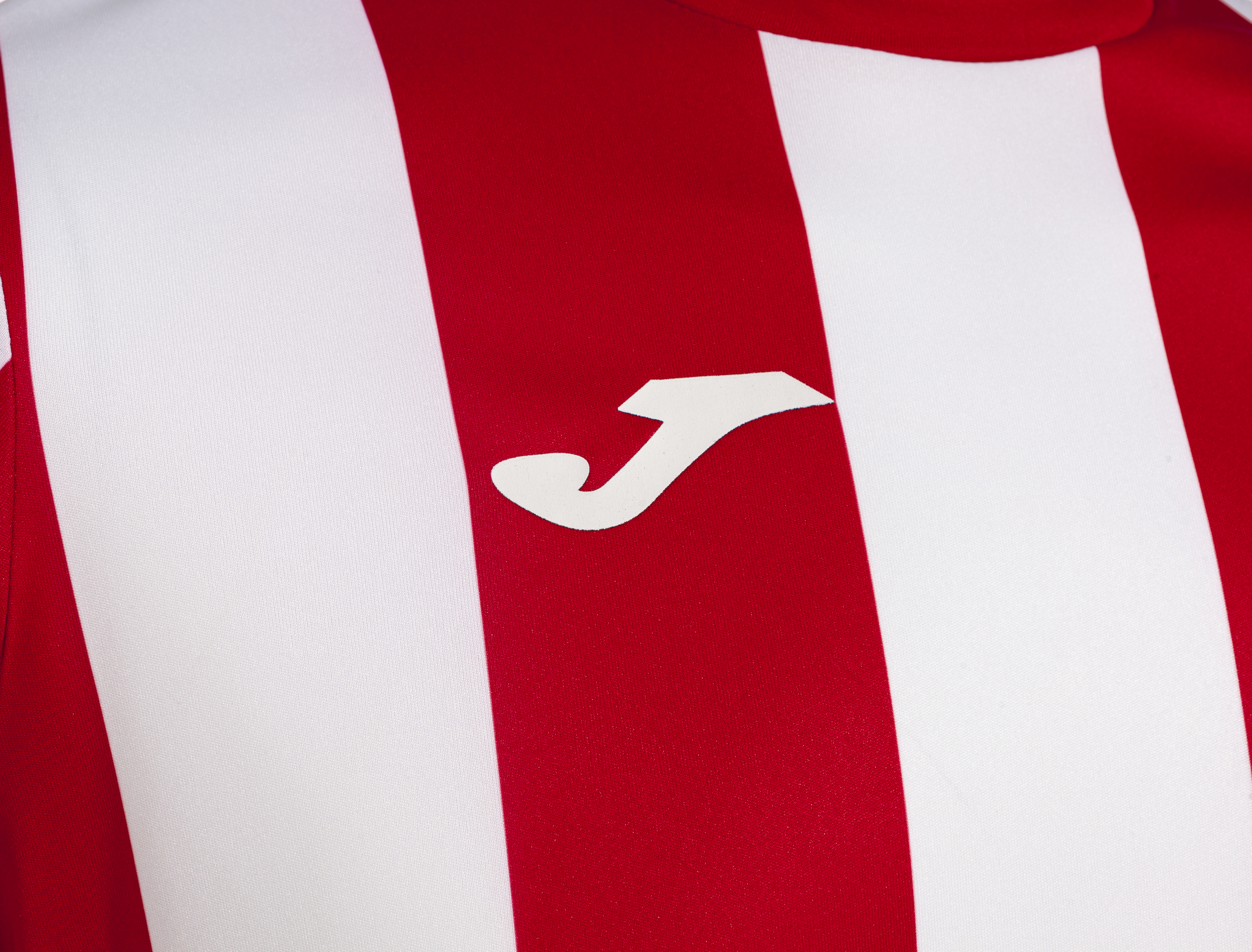 Joma INTER CLASSIC Long Sleeve Shirt (Red White) — view 4