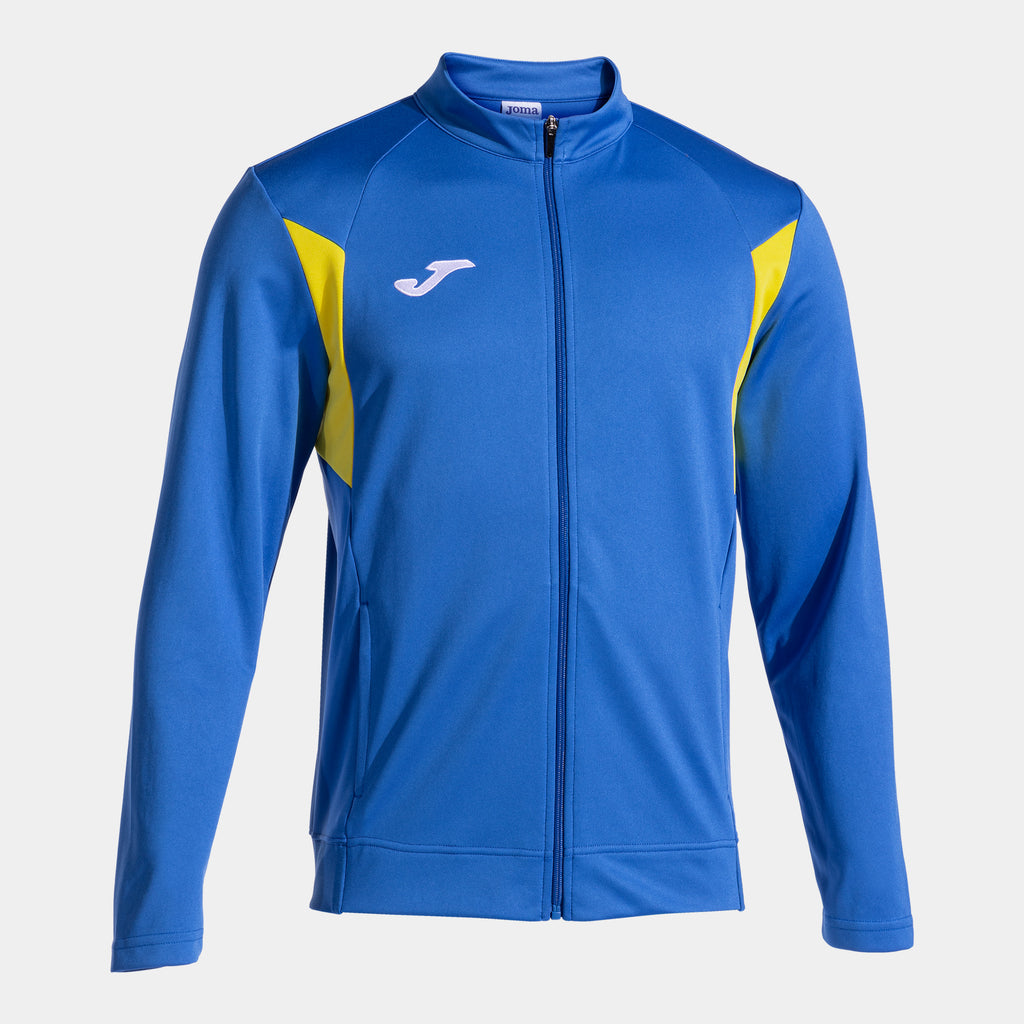 Joma WINNER III Full Zip Tracksuit Jacket (Royal Blue Yellow)