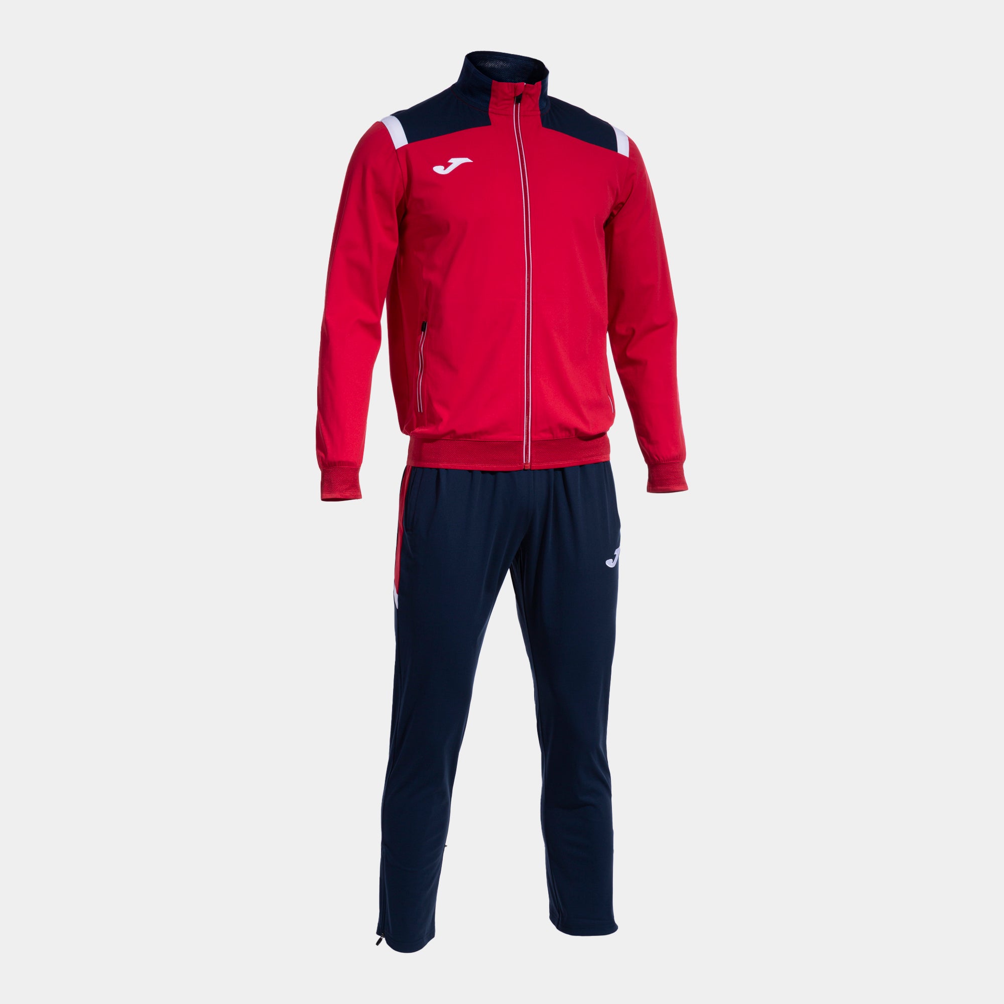 Joma TOLEDO Tracksuit Set (Red Navy Blue)