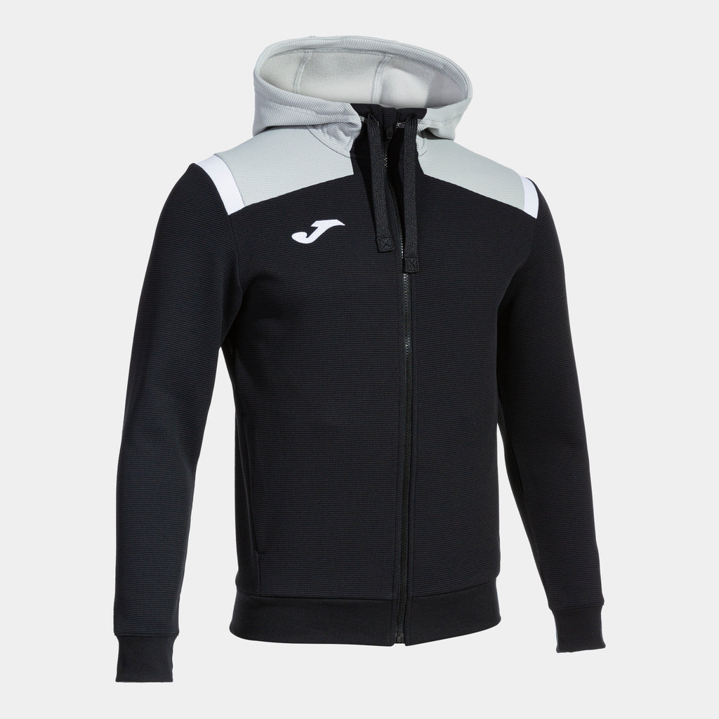 Joma TOLEDO Full Zip Hooded Jacket (Black)