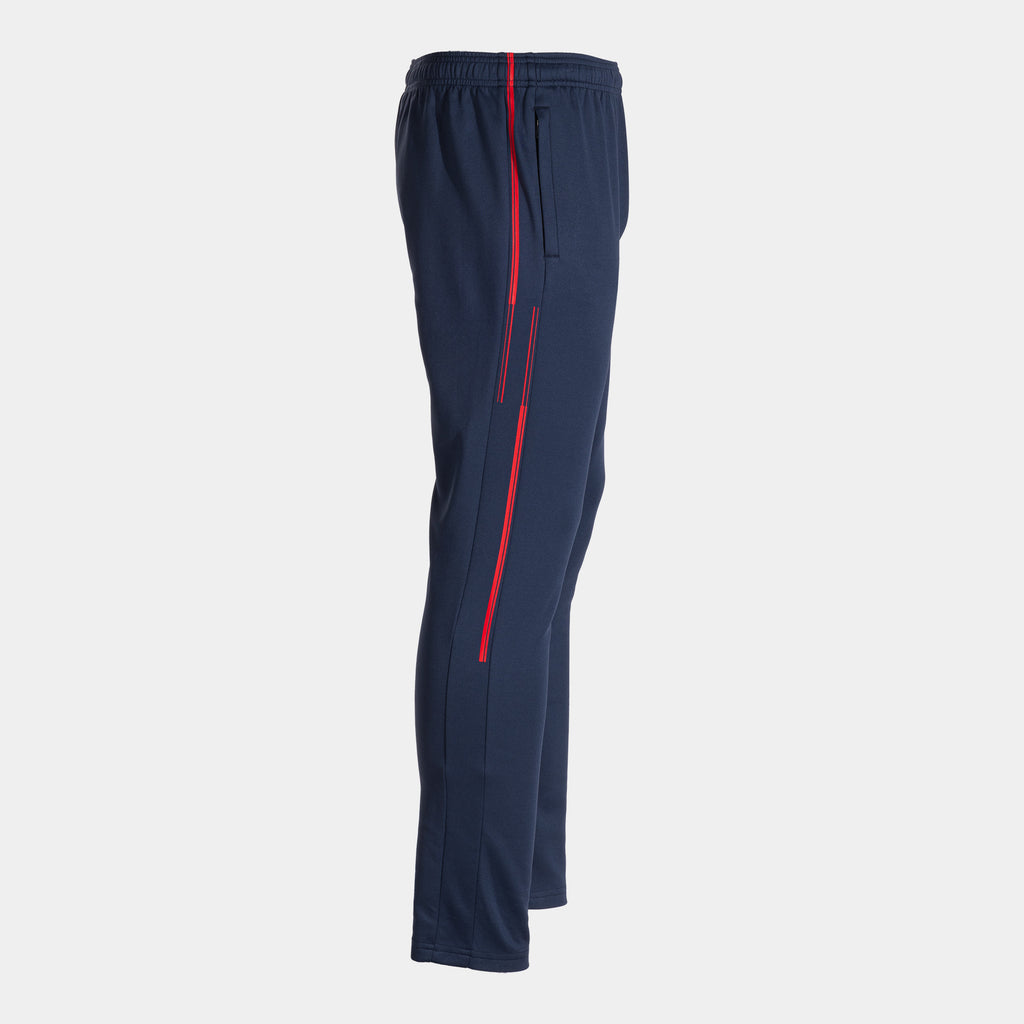 Joma CHAMPIONSHIP VIII Tracksuit Trousers (Dark Navy Red) — view 3