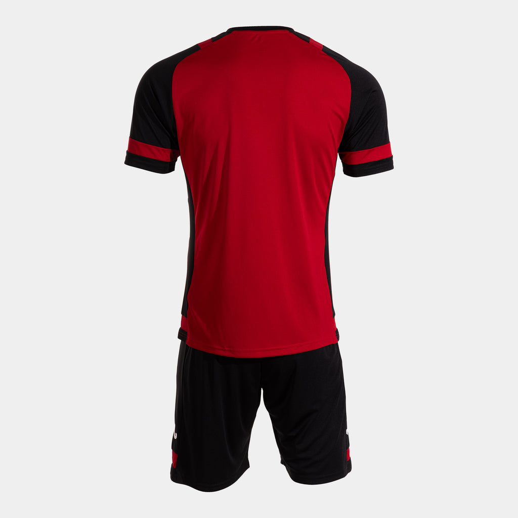 Joma LIDER Shirt and Short Set (Red Black) — view 2