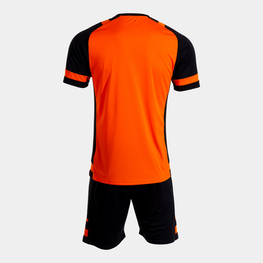 Joma LIDER Shirt and Short Set (Orange Black) — view 2
