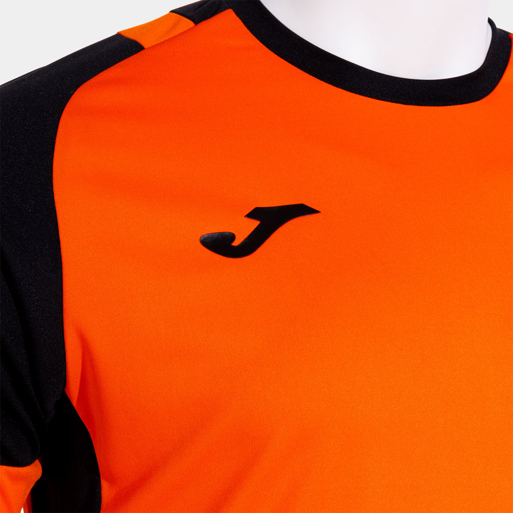 Joma LIDER Shirt and Short Set (Orange Black) — view 3