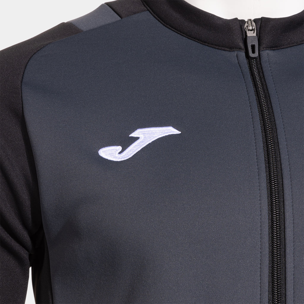 Joma LIDER Tracksuit Set (Dark Gray Black) — view 3