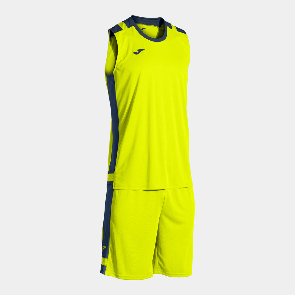 Joma LIDER Basketball Set (Fluo Yellow Dark Navy)