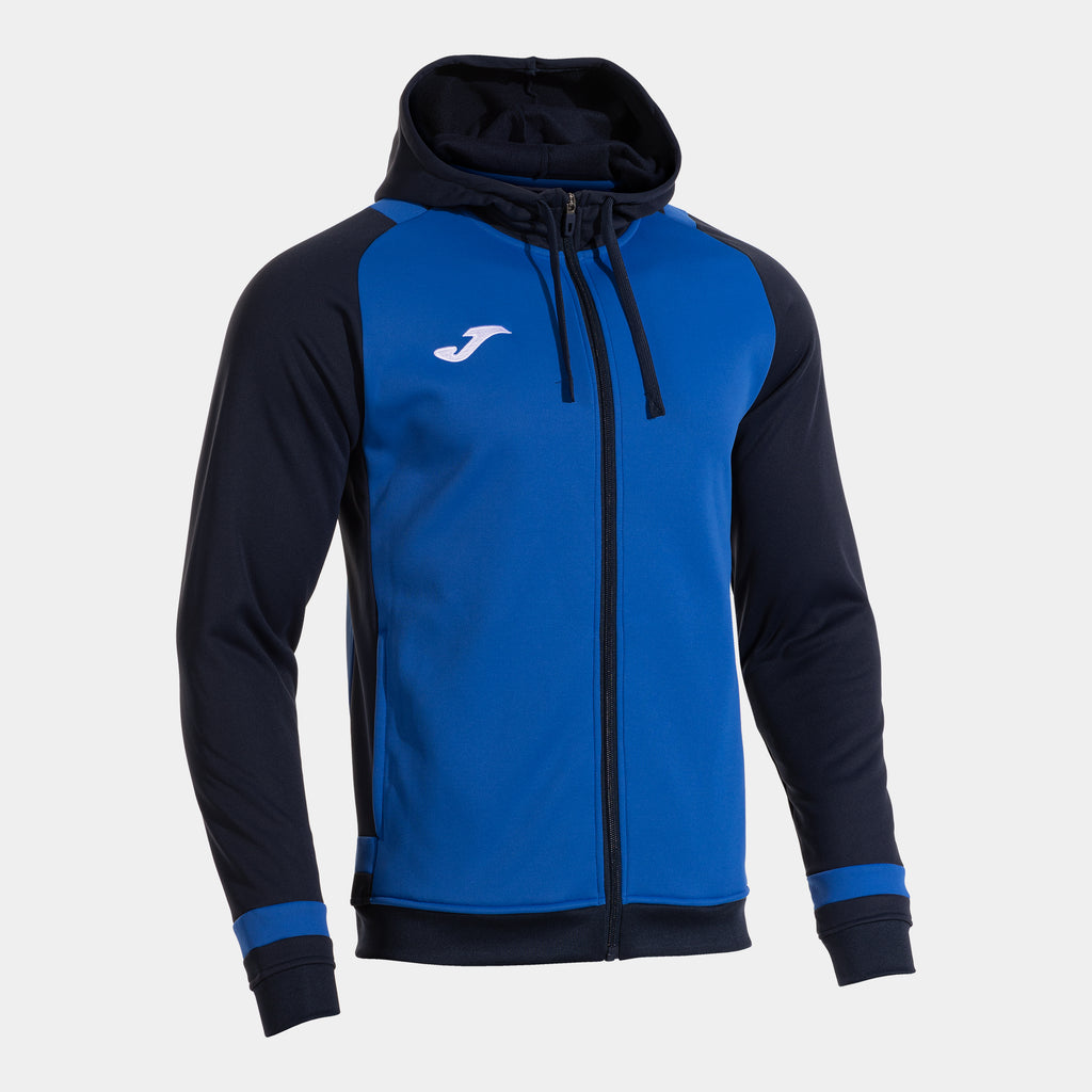 Joma LIDER Full Zip Hooded Jacket (Royal Blue Dark Navy)