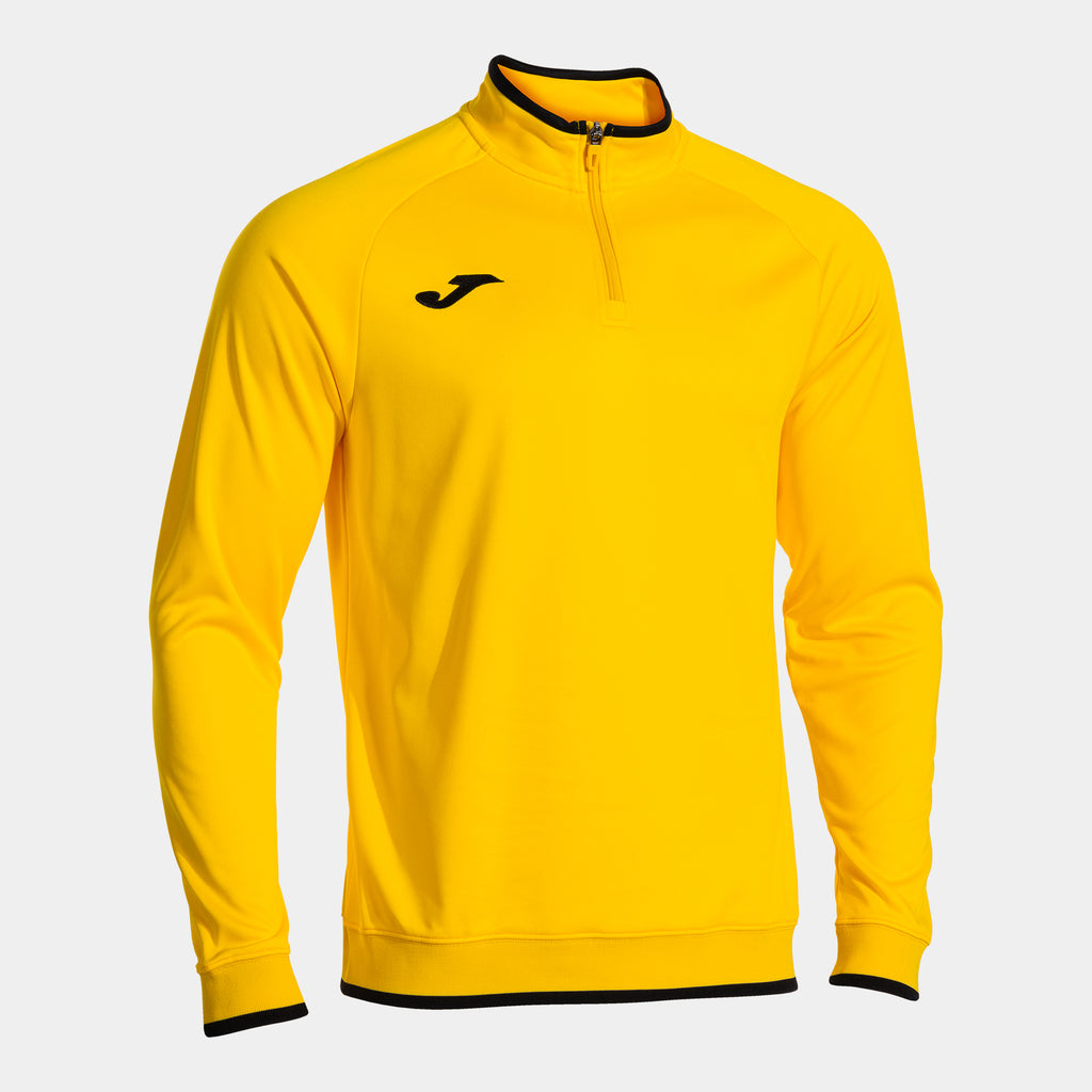 Joma COMBI PREMIUM Qtr Zip Sweatshirt (Yellow Black)