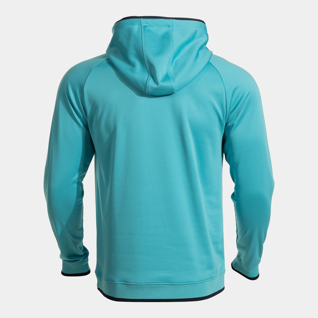 Joma COMBI PREMIUM Hoodie (Fluo Turquoise Dark Navy) — view 2
