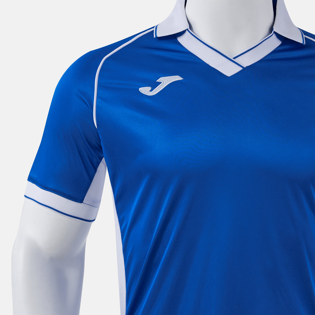 Joma VINTAGE ECO RETRO Shirt (Royal Blue White) — view 4