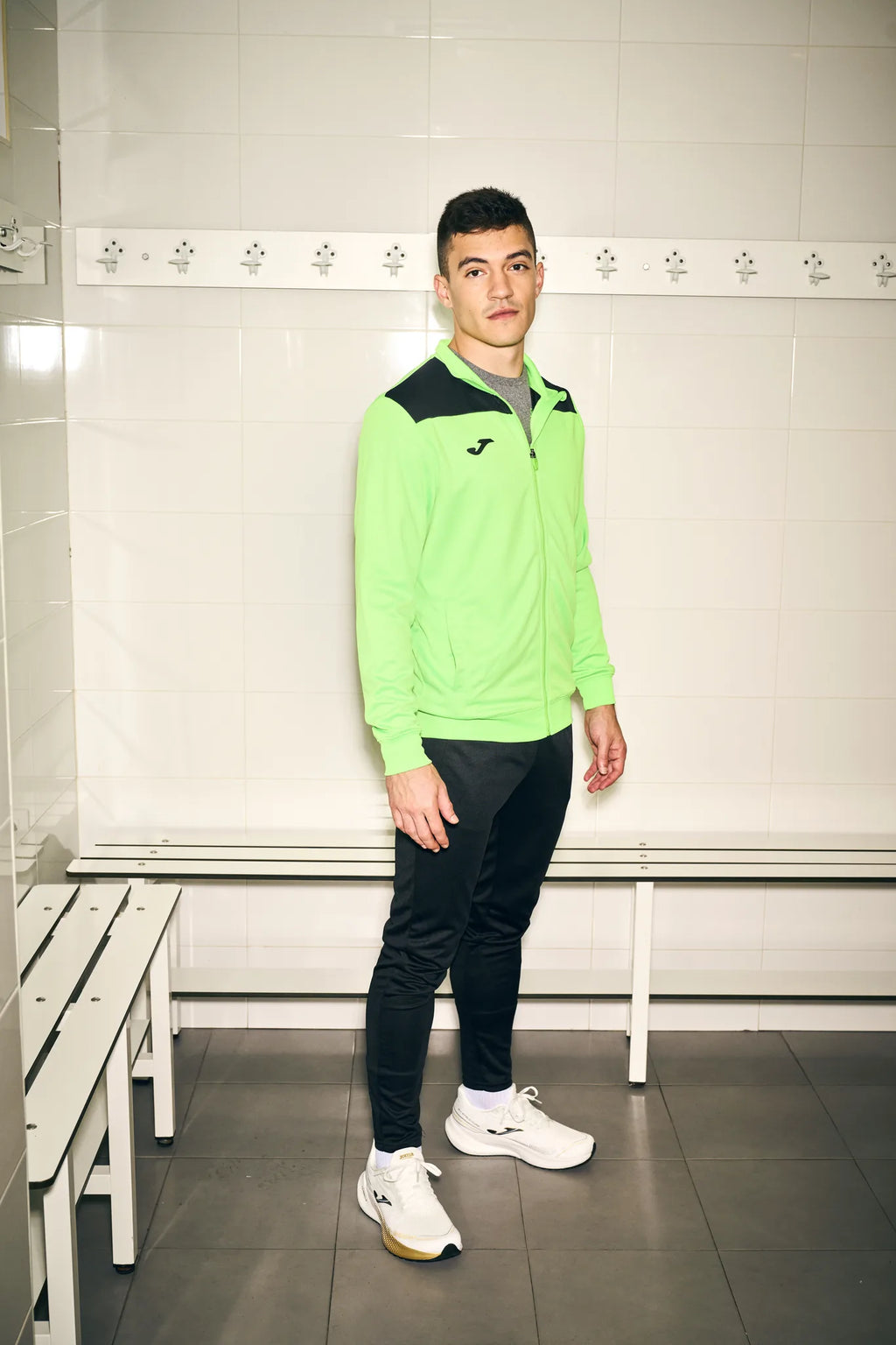 Joma PHOENIX III Tracksuit Set (Fluo Green Black)