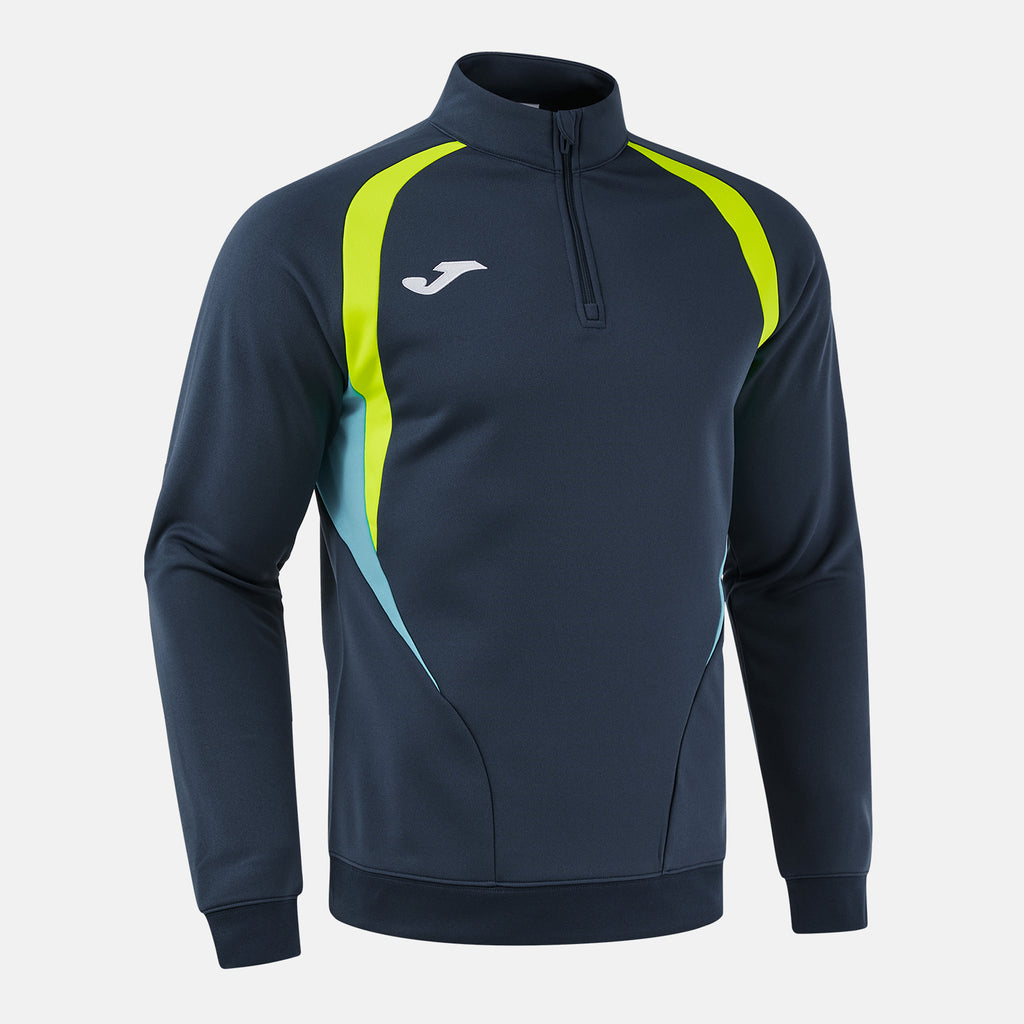 Joma CHAMPIONSHIP 20 Qtr Zip Sweatshirt (Dark Navy Fluo Yellow)
