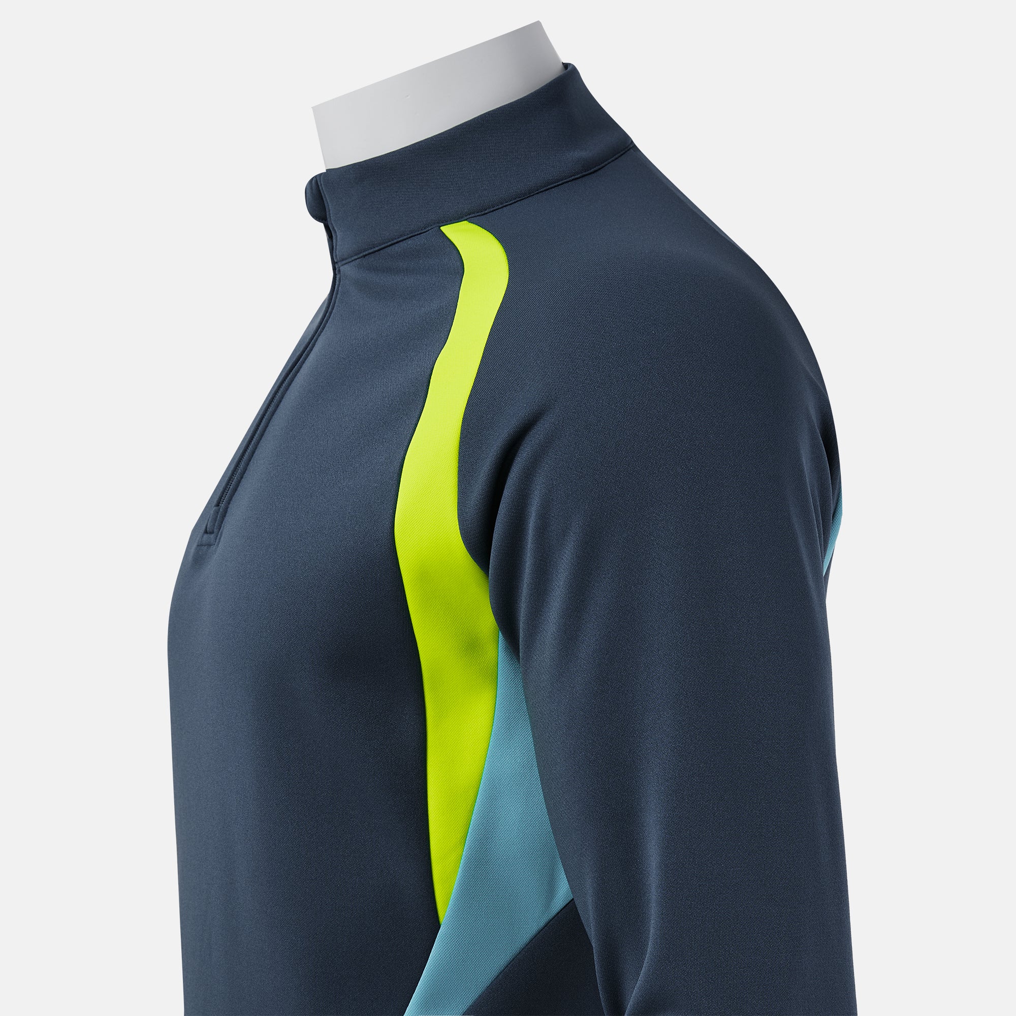 Joma CHAMPIONSHIP 20 Qtr Zip Sweatshirt (Dark Navy Fluo Yellow) — view 4