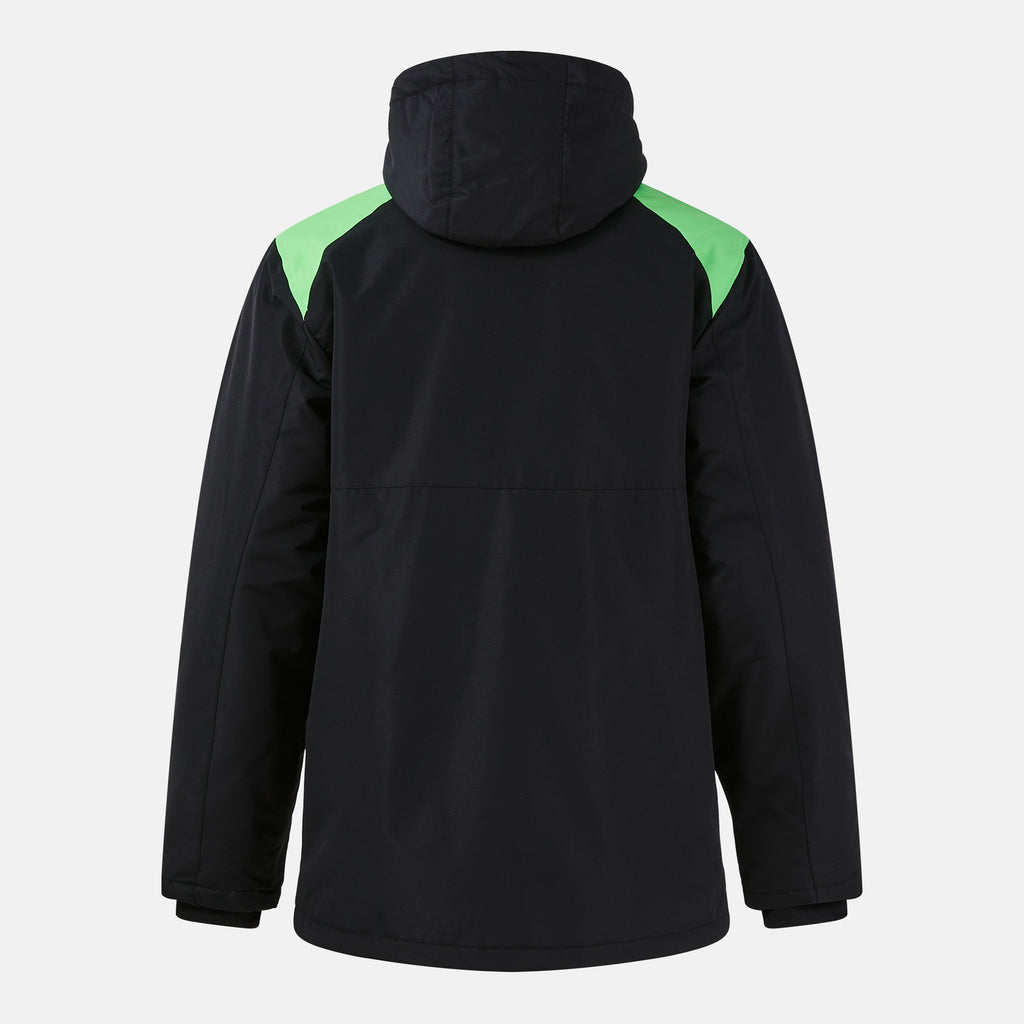 Joma TRIVOR II Insulated Anorak (Black Fluo Green) — view 2
