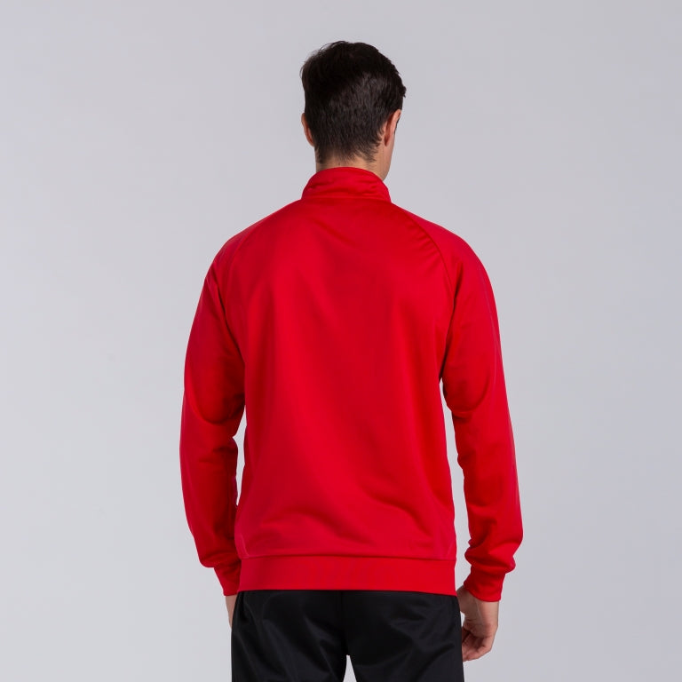 joma gala full zip tracksuit jacket red
