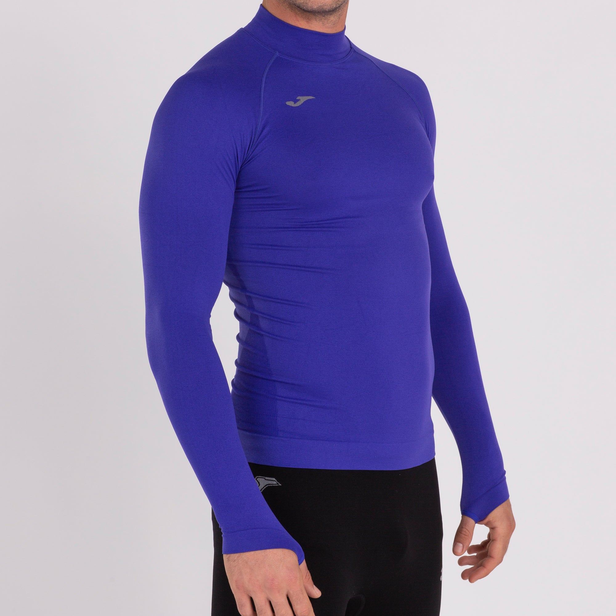 joma brama classic thermal long sleeve under shirt purple