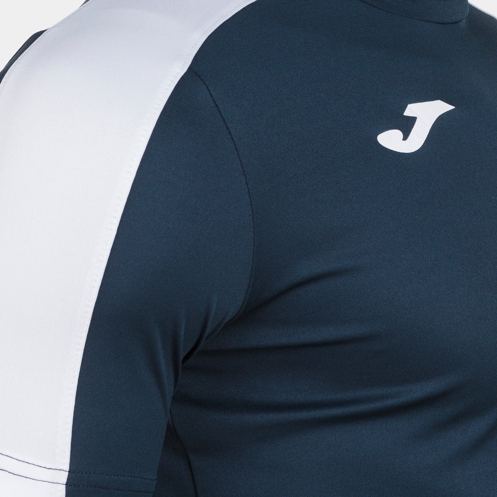 joma academy iii shirt navy blue white