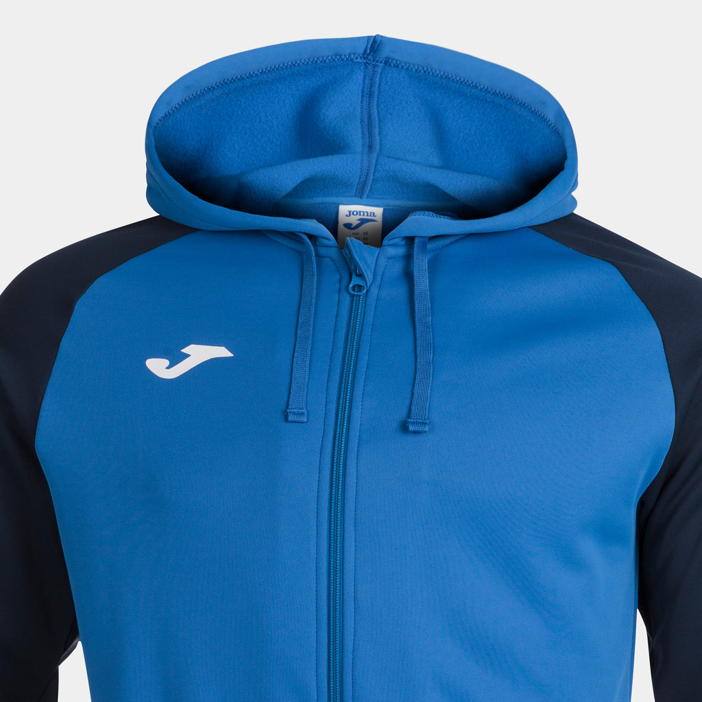 Joma ACADEMY IV Full Zip Hooded Jacket (Royal Blue Navy Blue)