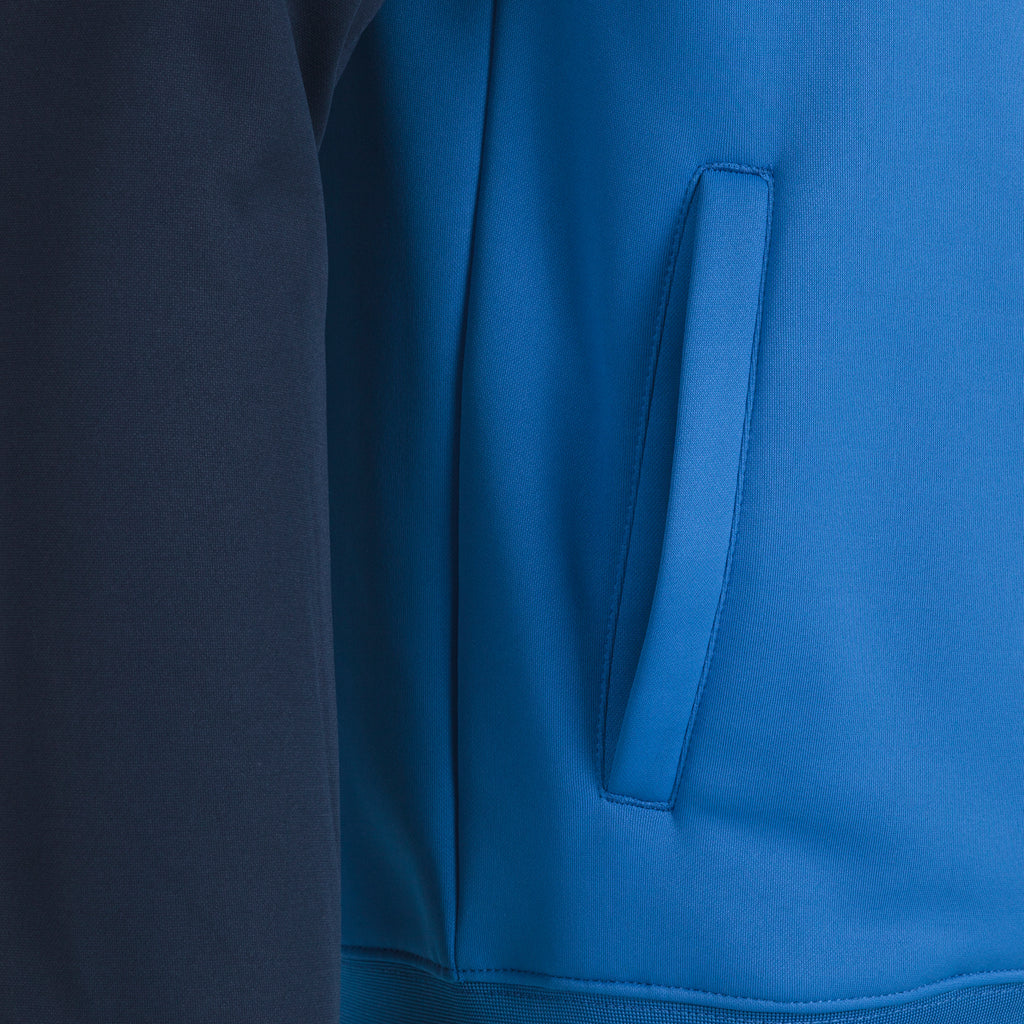 Joma ACADEMY IV Full Zip Hooded Jacket (Royal Blue Navy Blue)