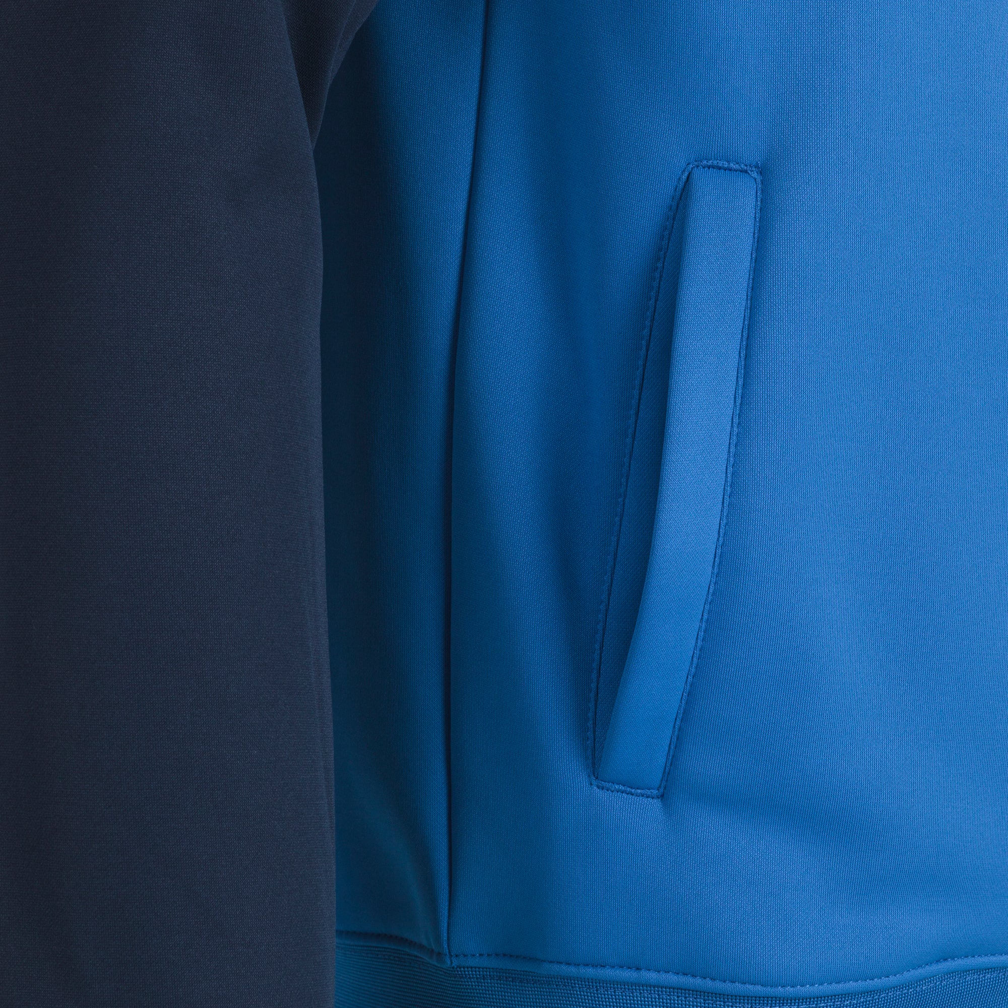 Joma ACADEMY IV Full Zip Hooded Jacket (Royal Blue Navy Blue)