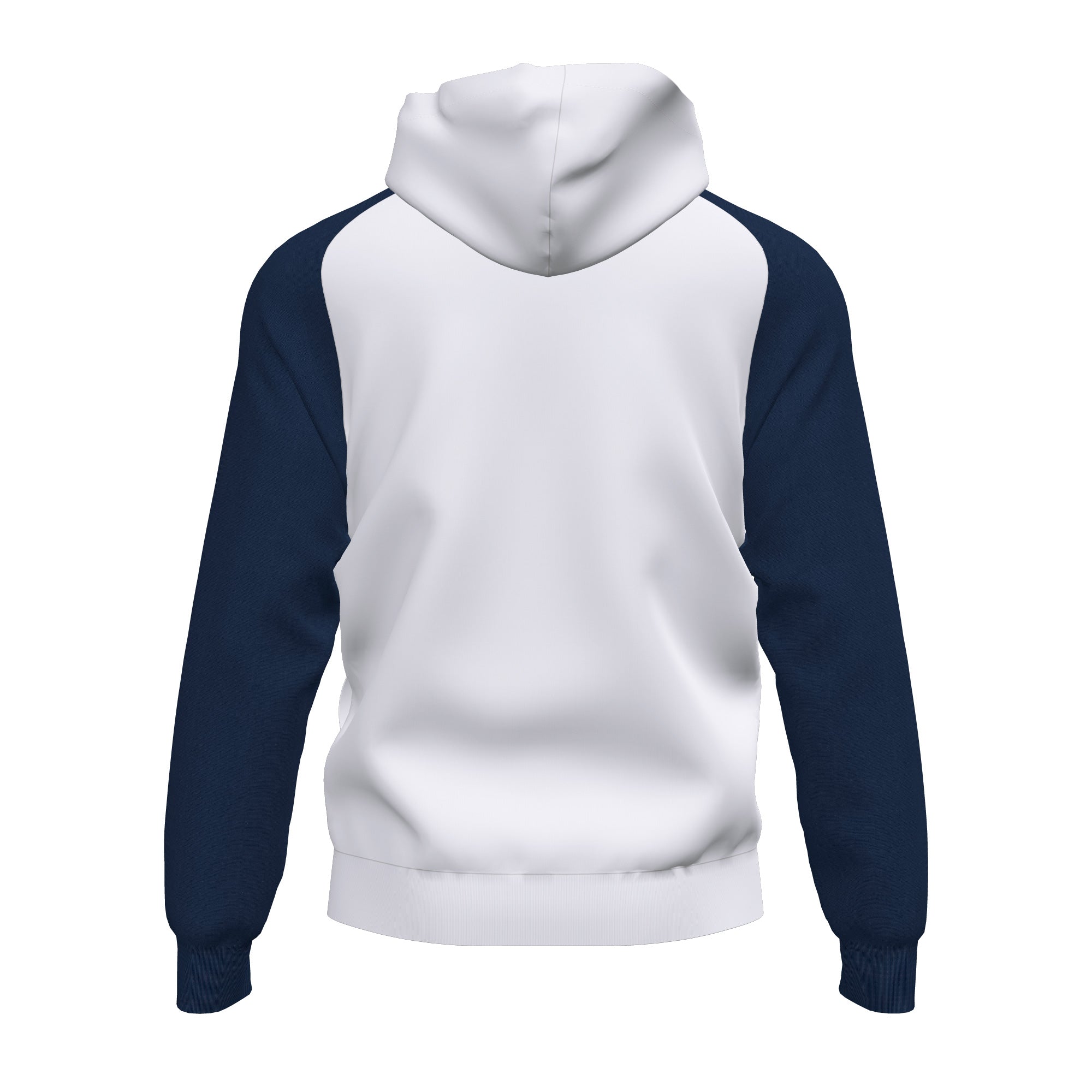 Joma ACADEMY IV Full Zip Hooded Jacket (White Navy Blue)