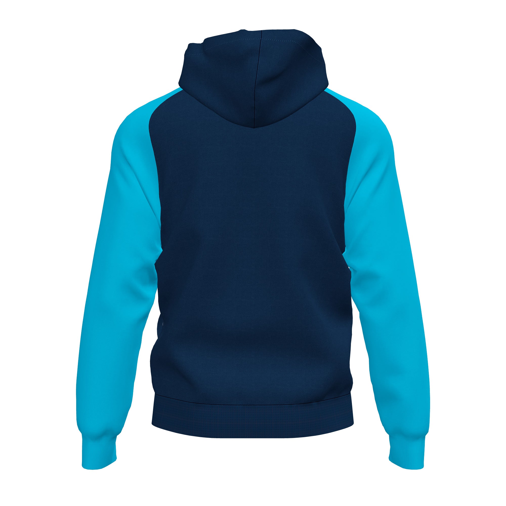 Joma ACADEMY IV Full Zip Hooded Jacket (Navy Blue Fluo Turquoise)