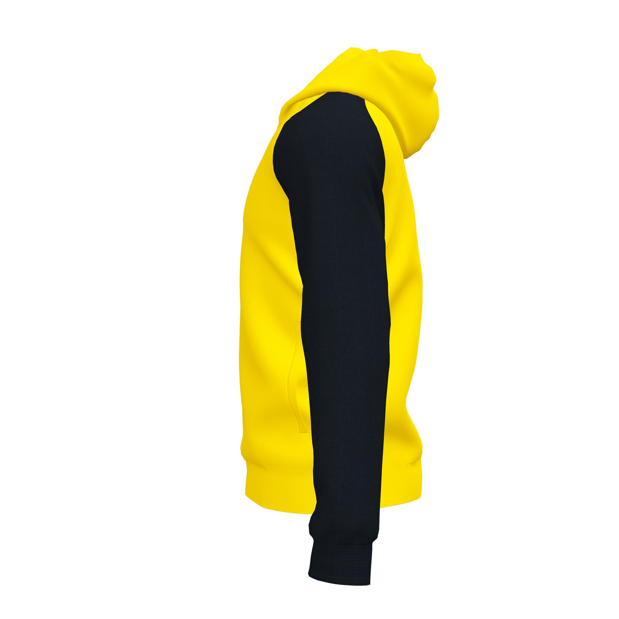 Joma ACADEMY IV Full Zip Hooded Jacket (Yellow Black)