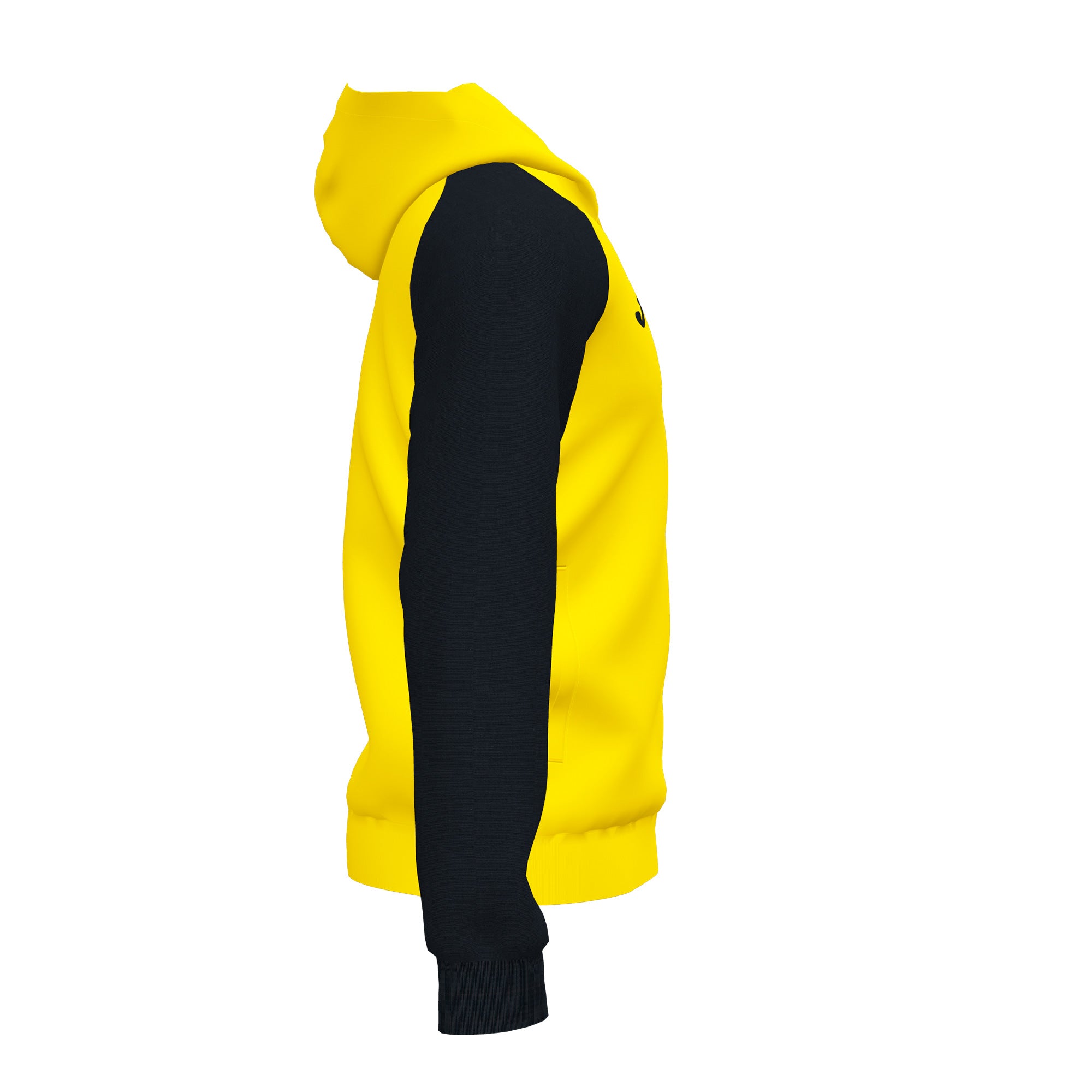 Joma ACADEMY IV Full Zip Hooded Jacket (Yellow Black)