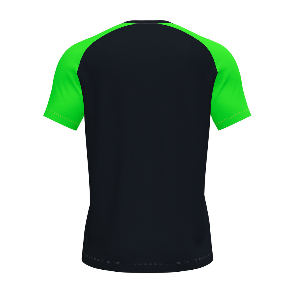 joma academy iv shirt black fluo green