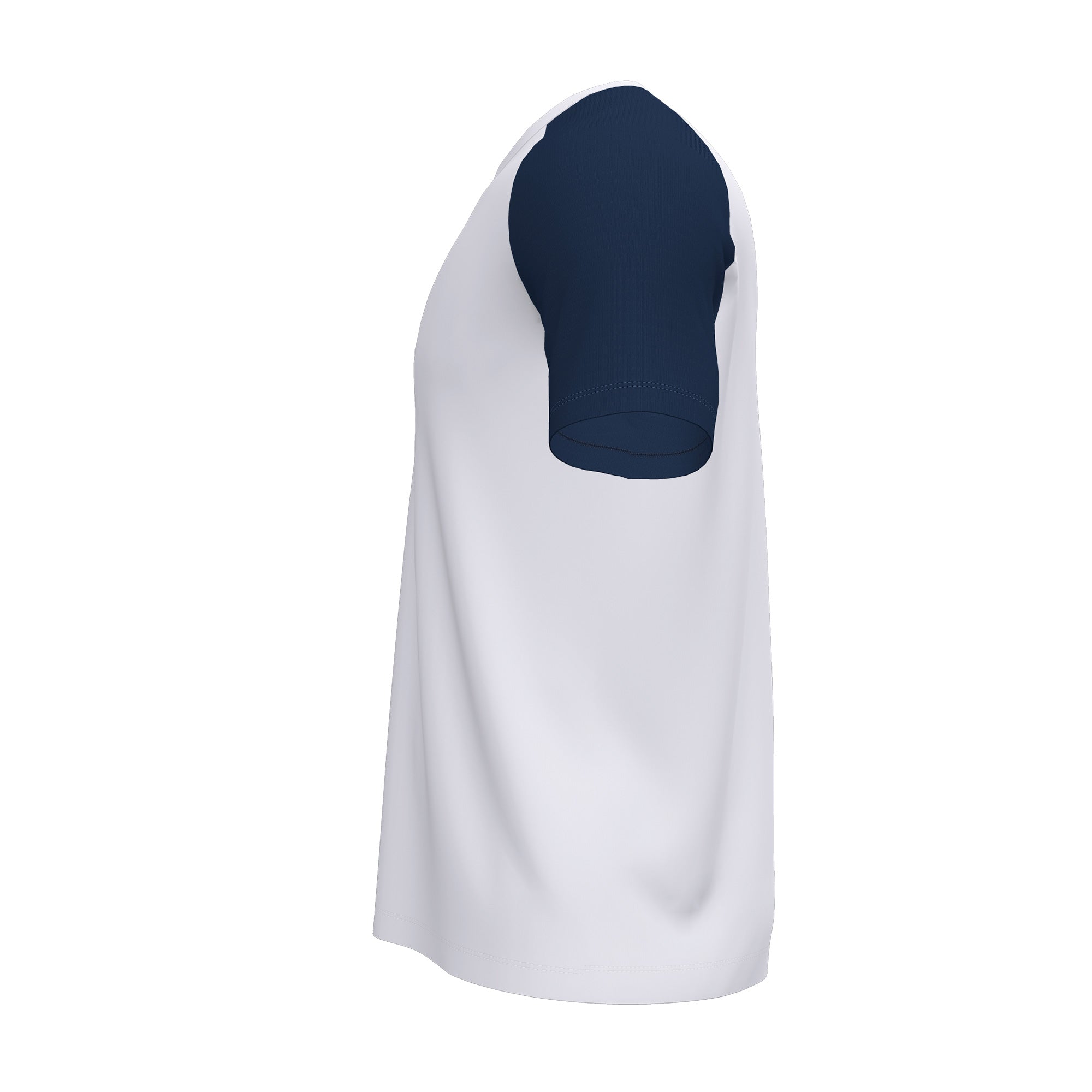 joma academy iv shirt white navy blue
