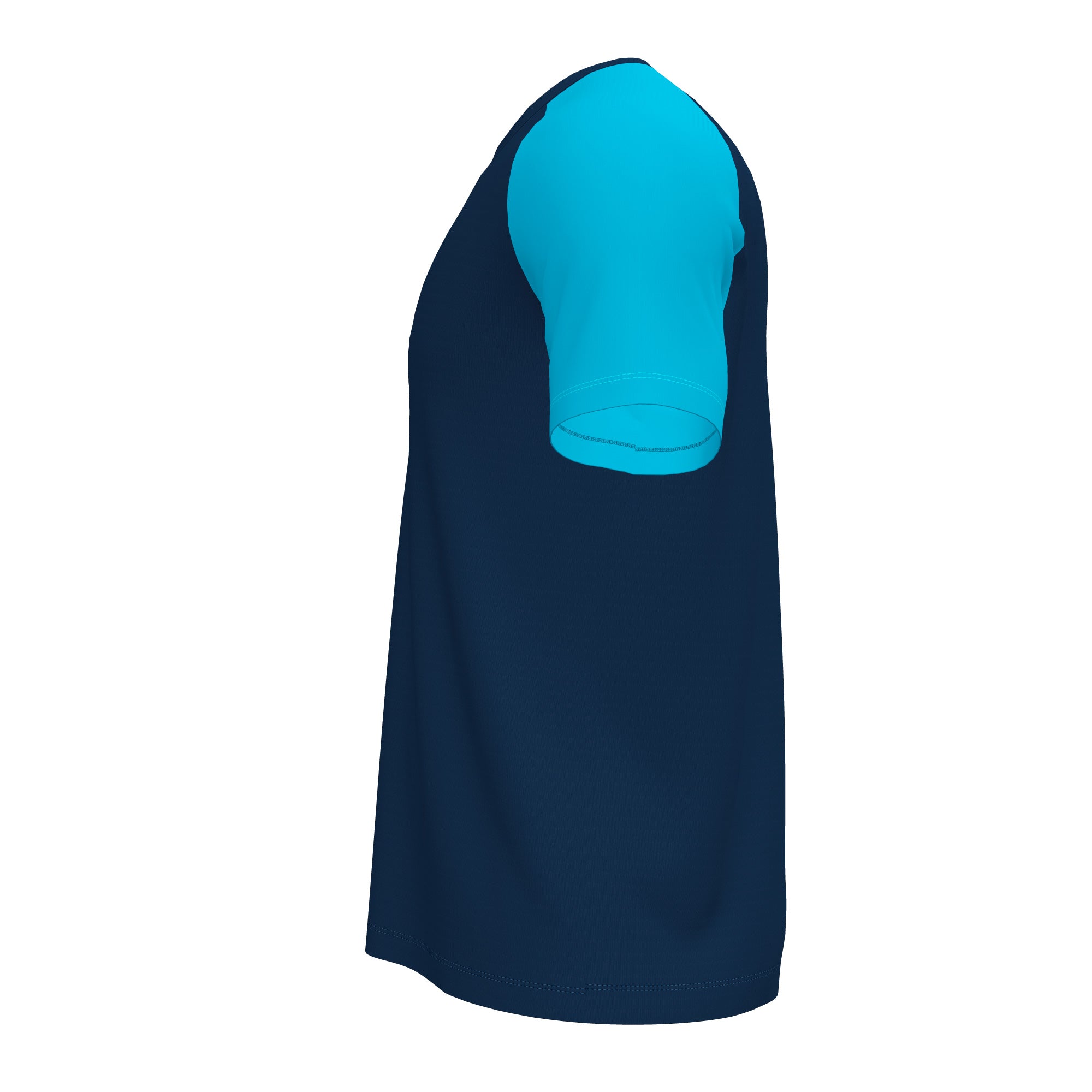 Joma ACADEMY IV Shirt (Navy Blue Fluo Turquoise)