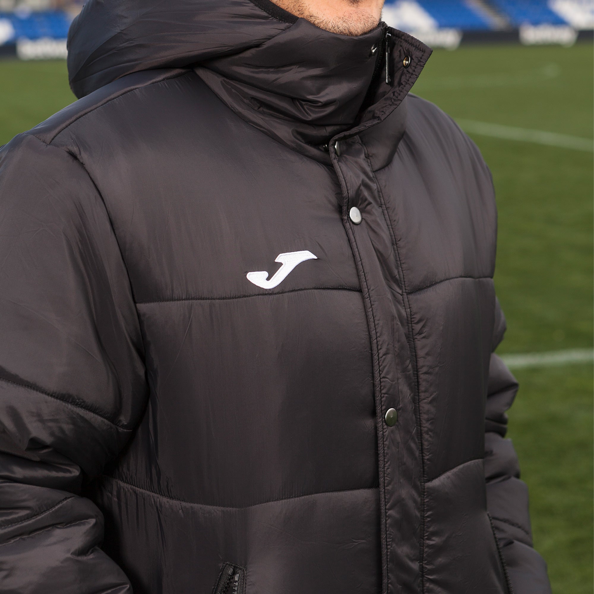 Joma ISLANDIA III Long insulated padded coat (Black)
