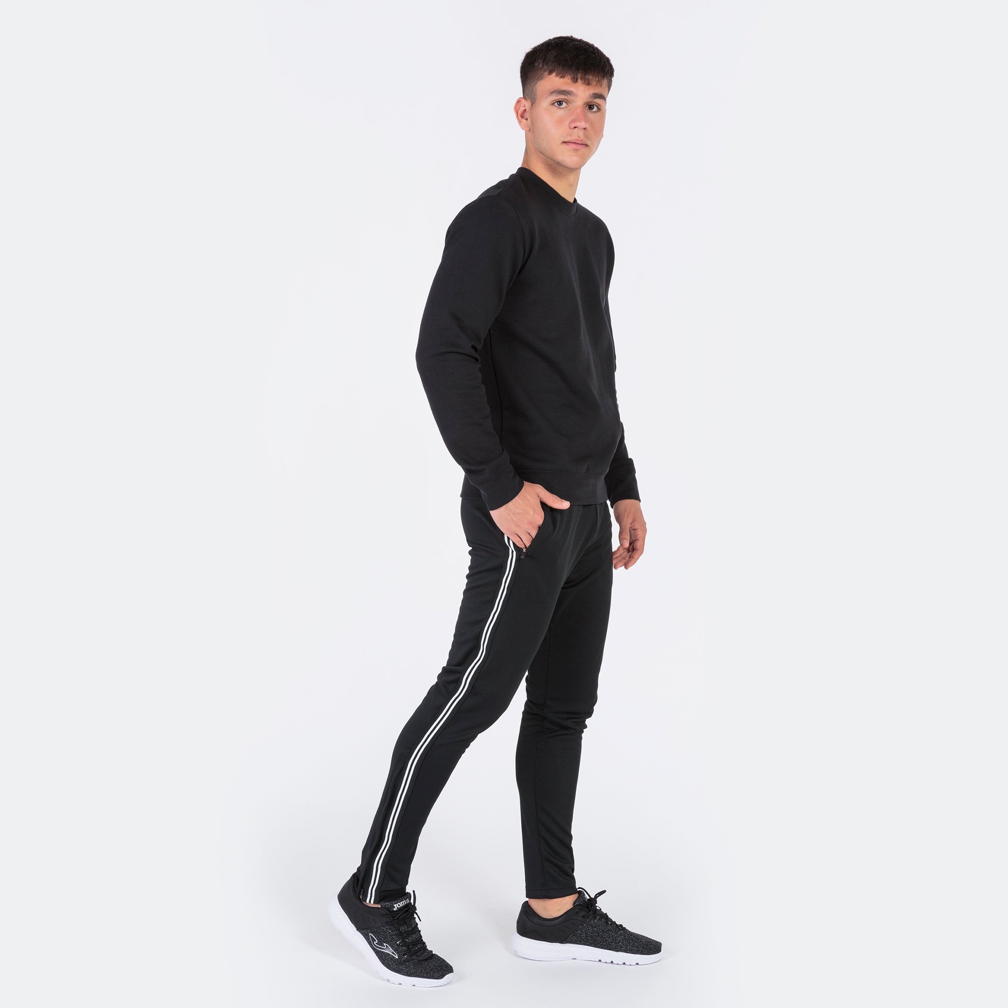 Joma MONTANA Cotton Mix Sweatshirt (Black)