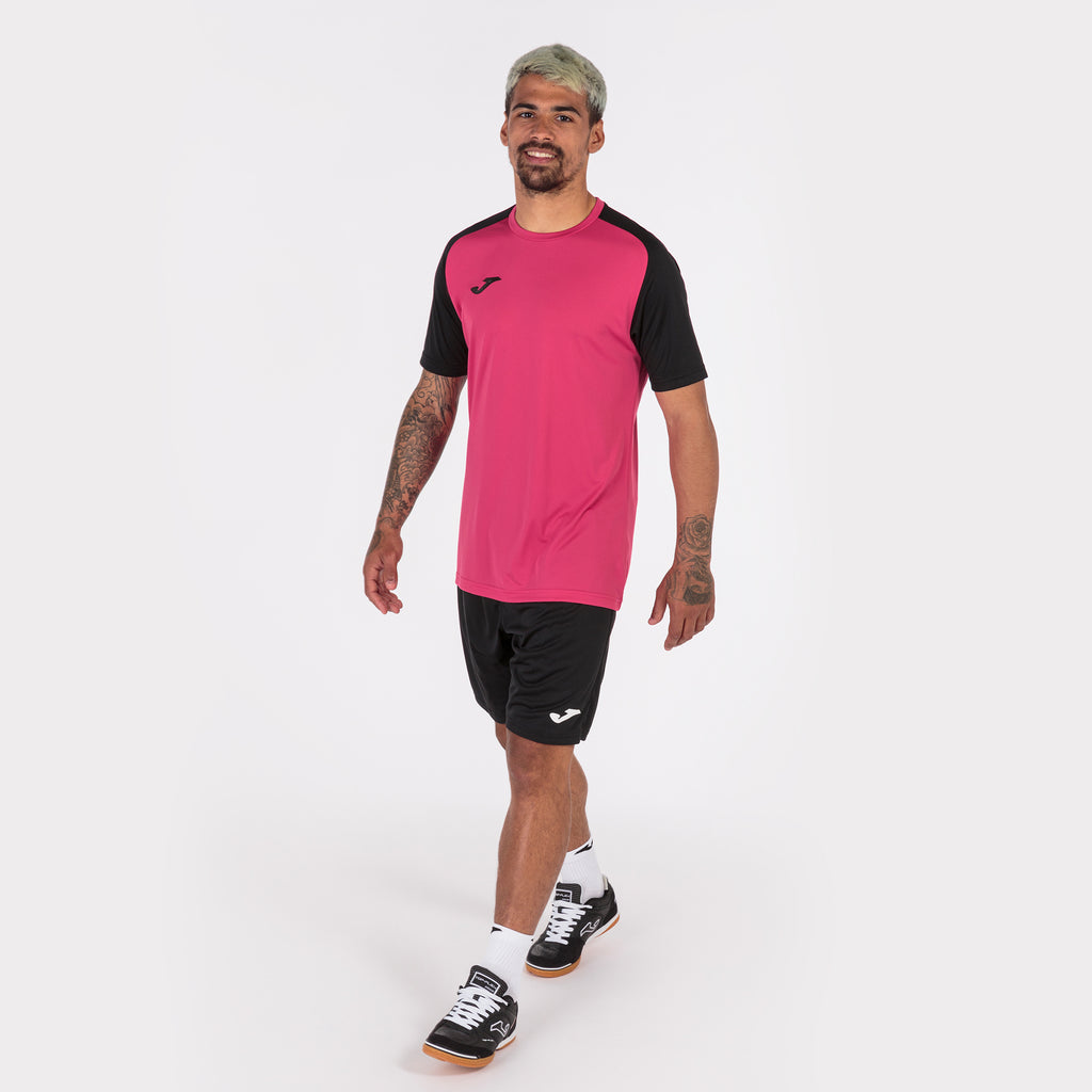 joma academy iv shirt fuchsia black