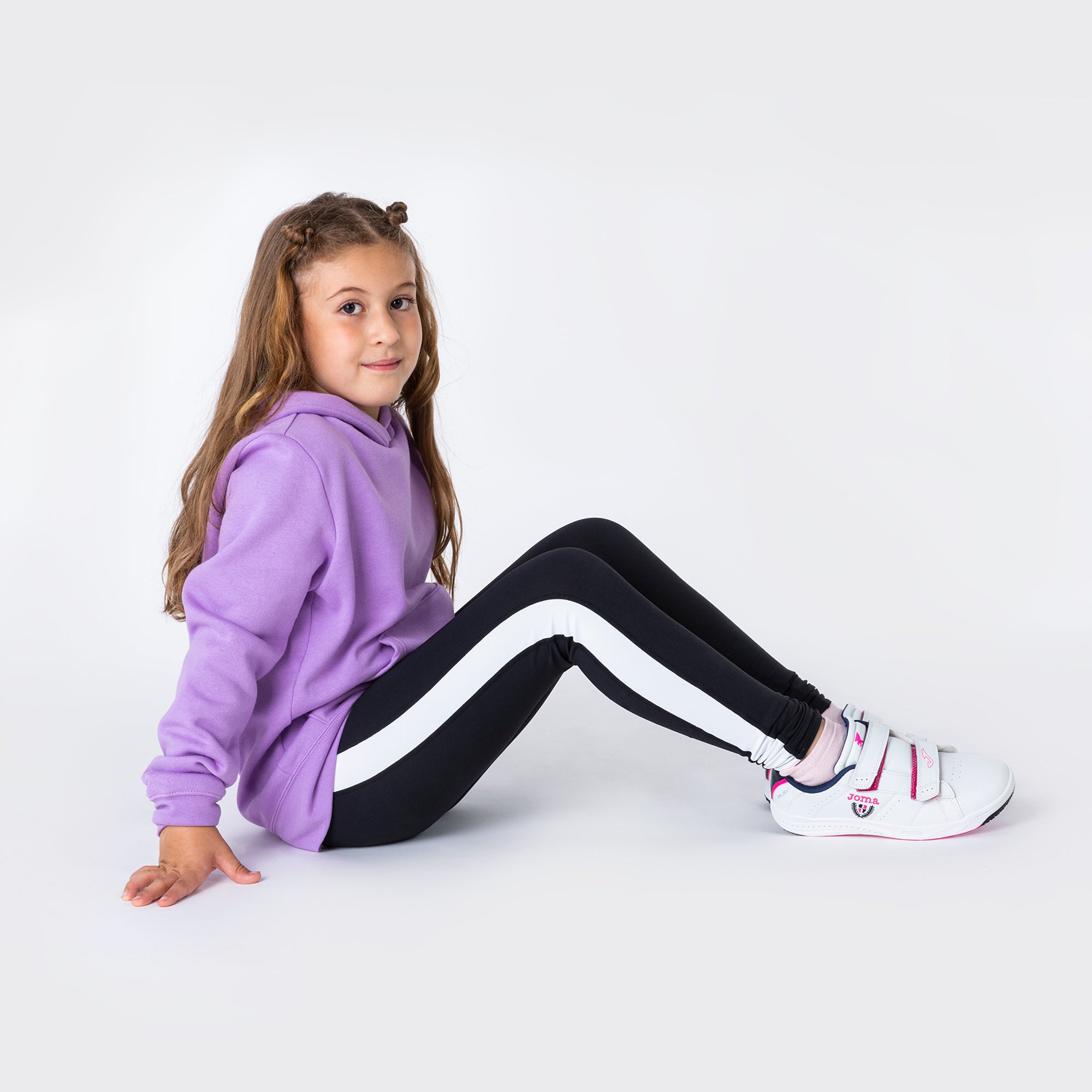 joma montana women s cotton mix hoodie purple