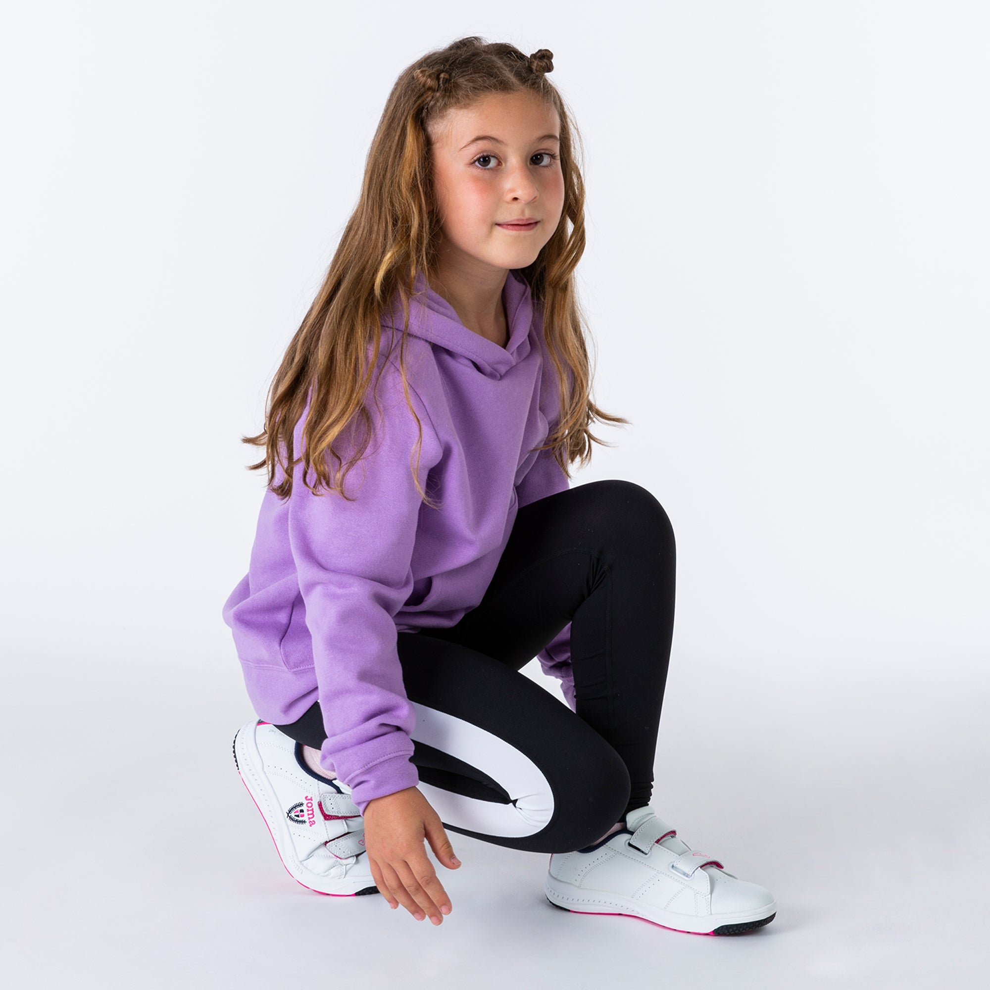 joma montana women s cotton mix hoodie purple