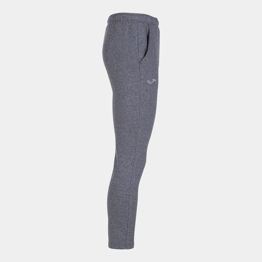 joma montana straight cotton mix fleece tracksuit bottoms melange gray