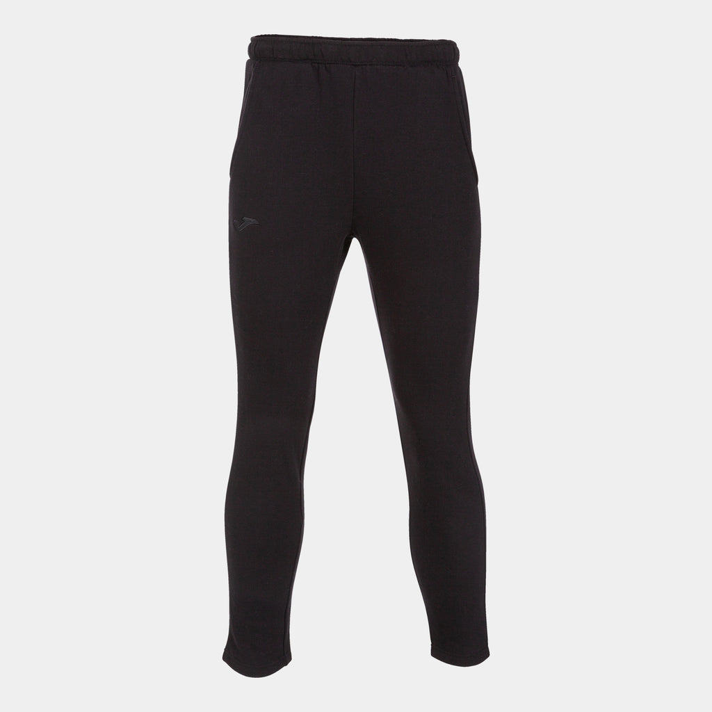 joma montana straight cotton mix fleece tracksuit bottoms black