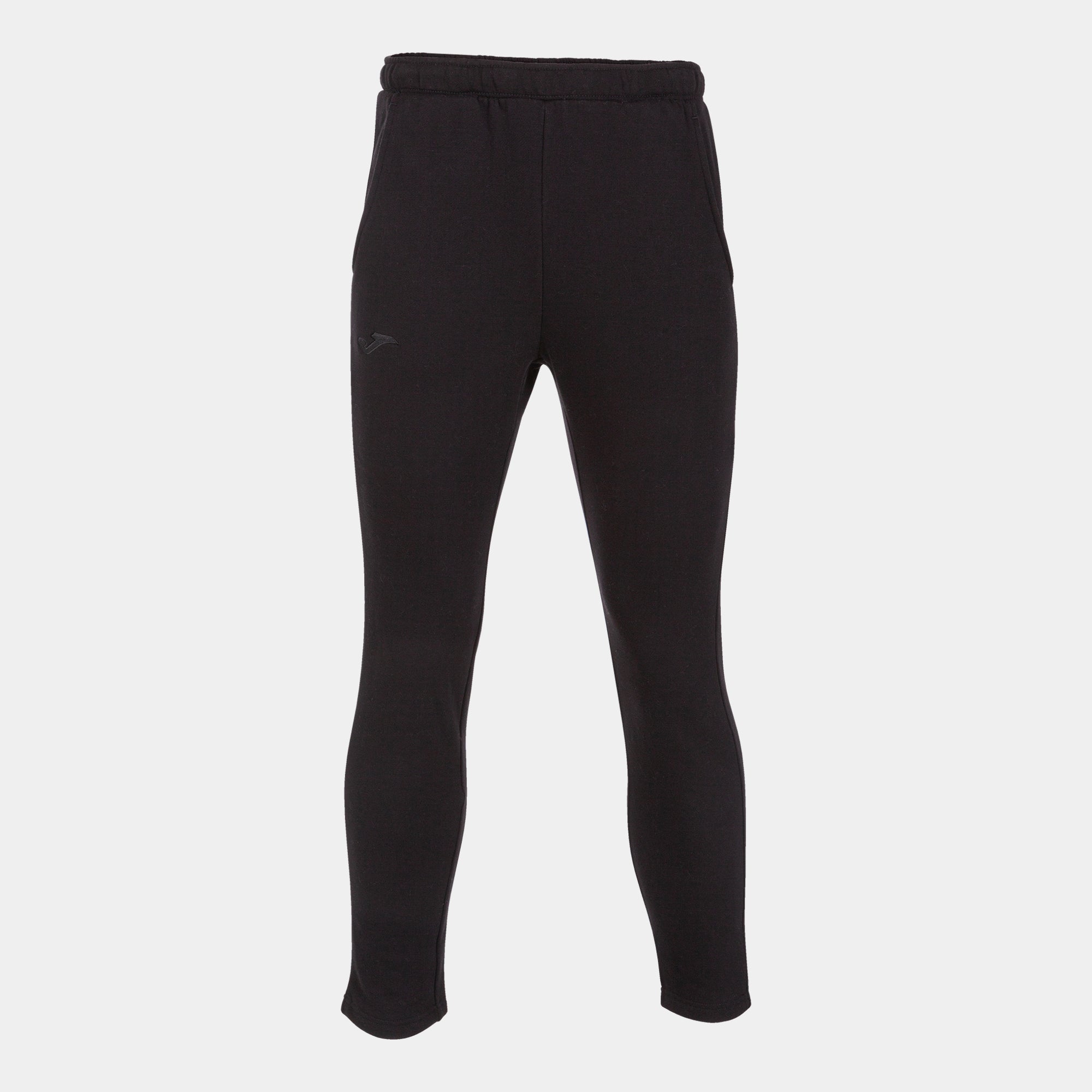 Joma MONTANA STRAIGHT Cotton Mix Fleece Tracksuit Bottoms (Black)