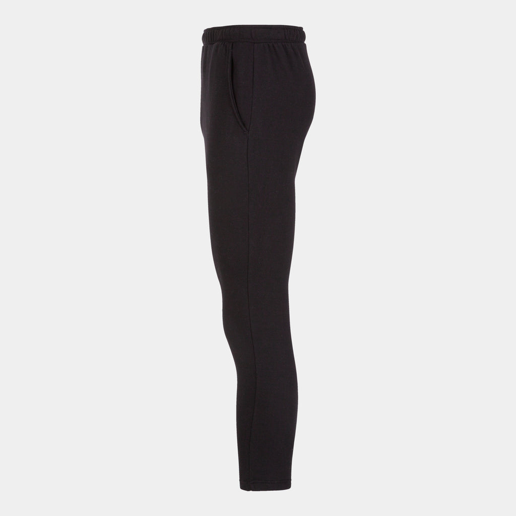 joma montana straight cotton mix fleece tracksuit bottoms black