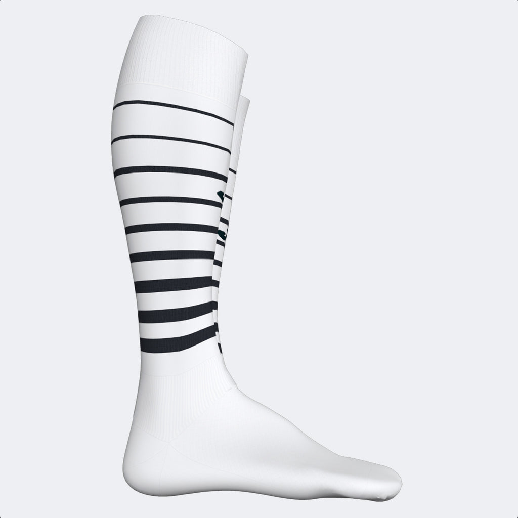 Joma PREMIER II Sock (Pair) (White Black)