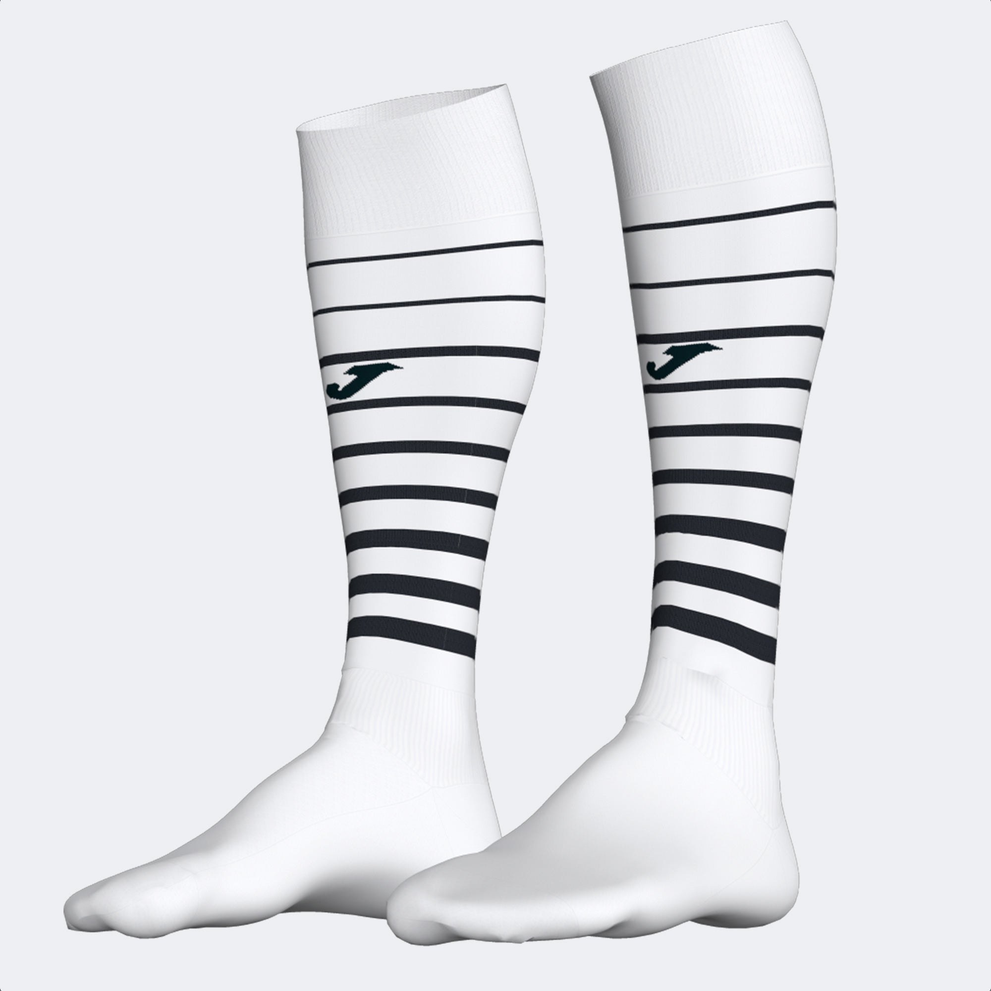Joma PREMIER II Sock (Pair) (White Black)