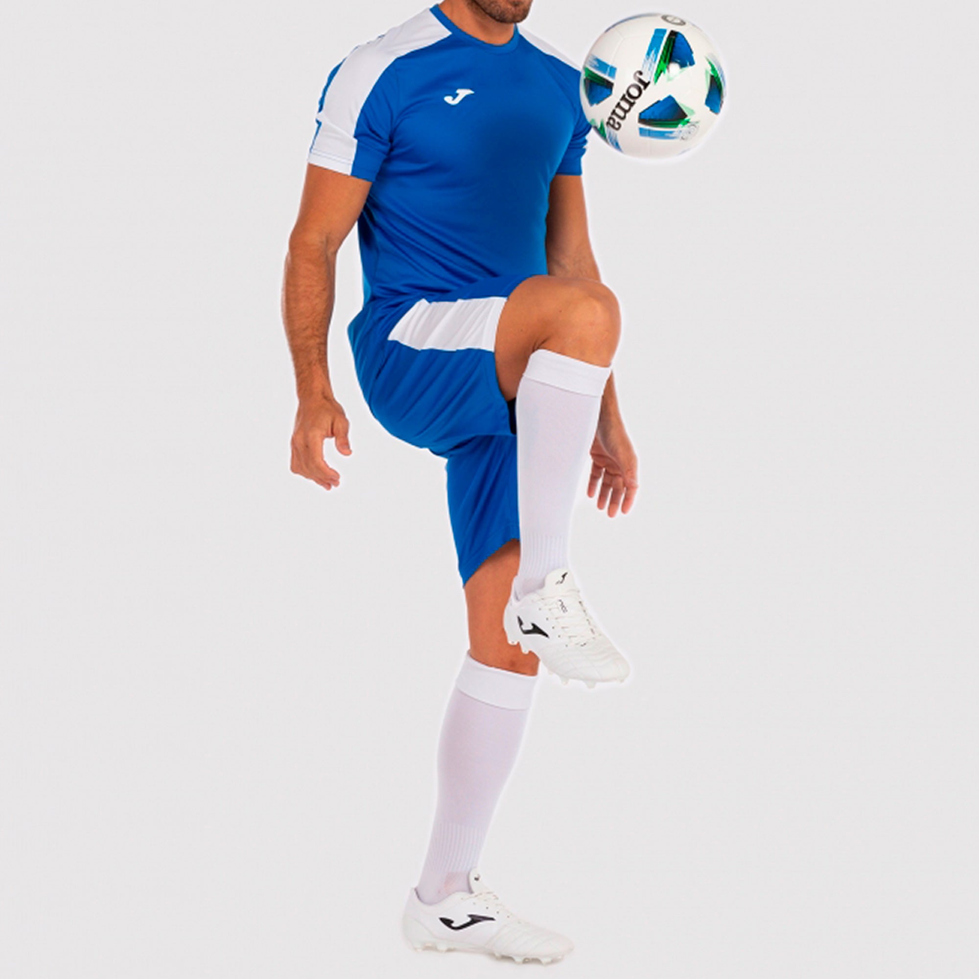 joma academy iii shirt royal blue white